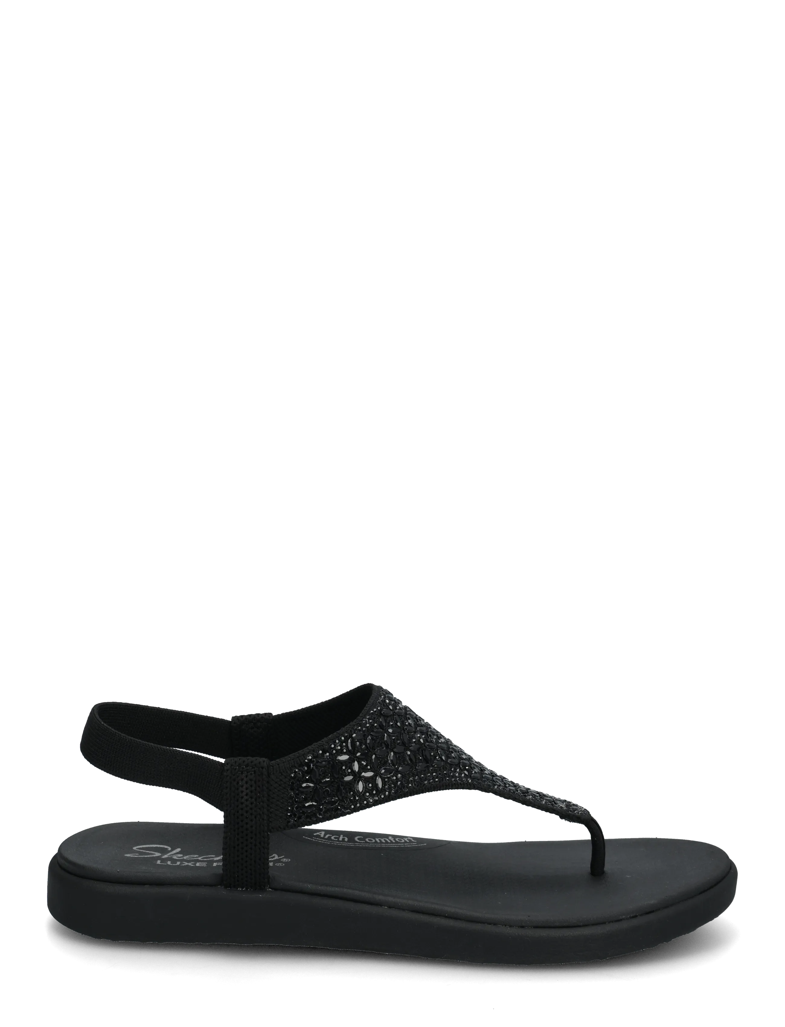 Skechers - MEDITATION LUXE-MODERN EVENT - płaskie sandały - bbk - 1