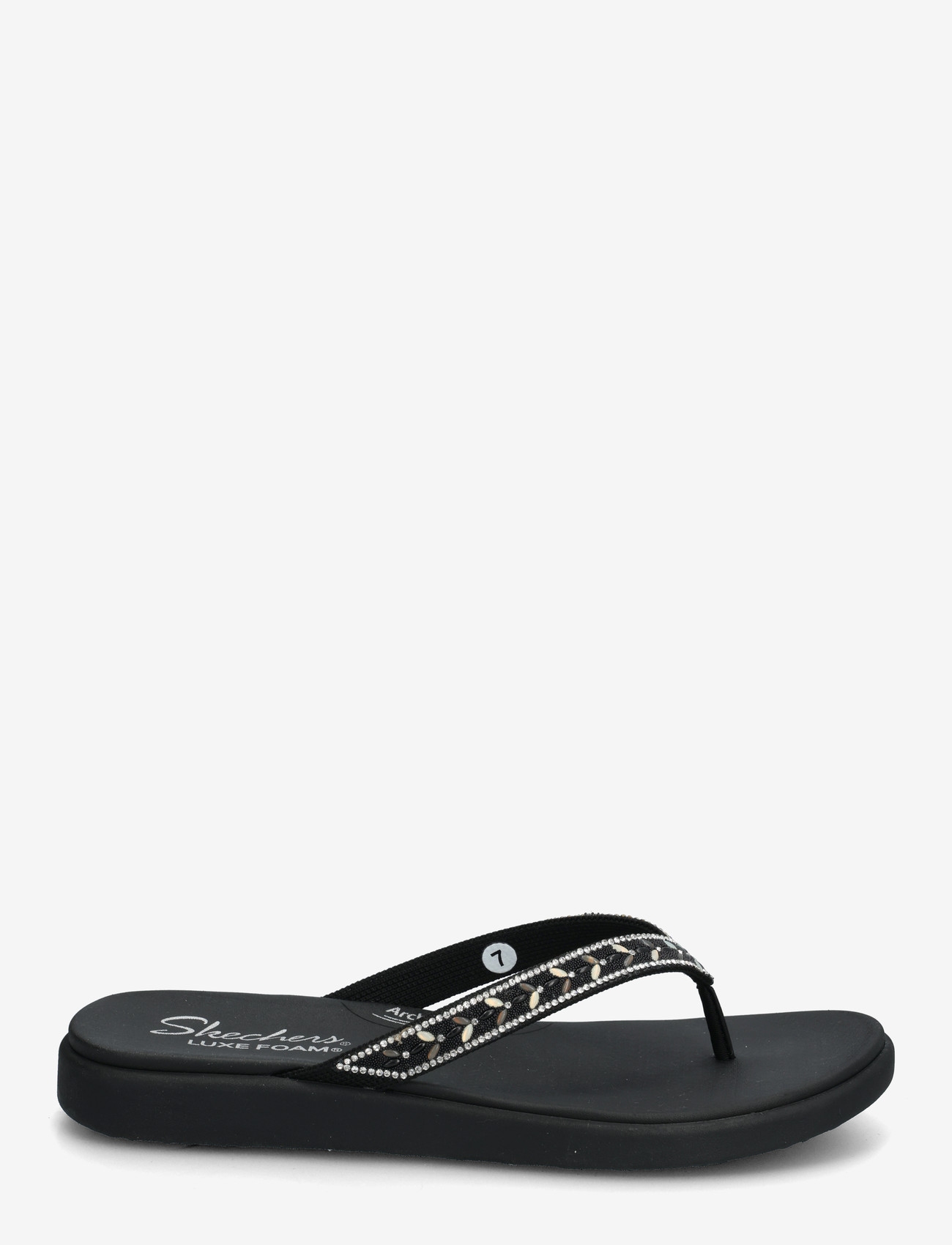 Skechers - MEDITATION LUXE - CLASSIC ROM - plätud - blk - 1