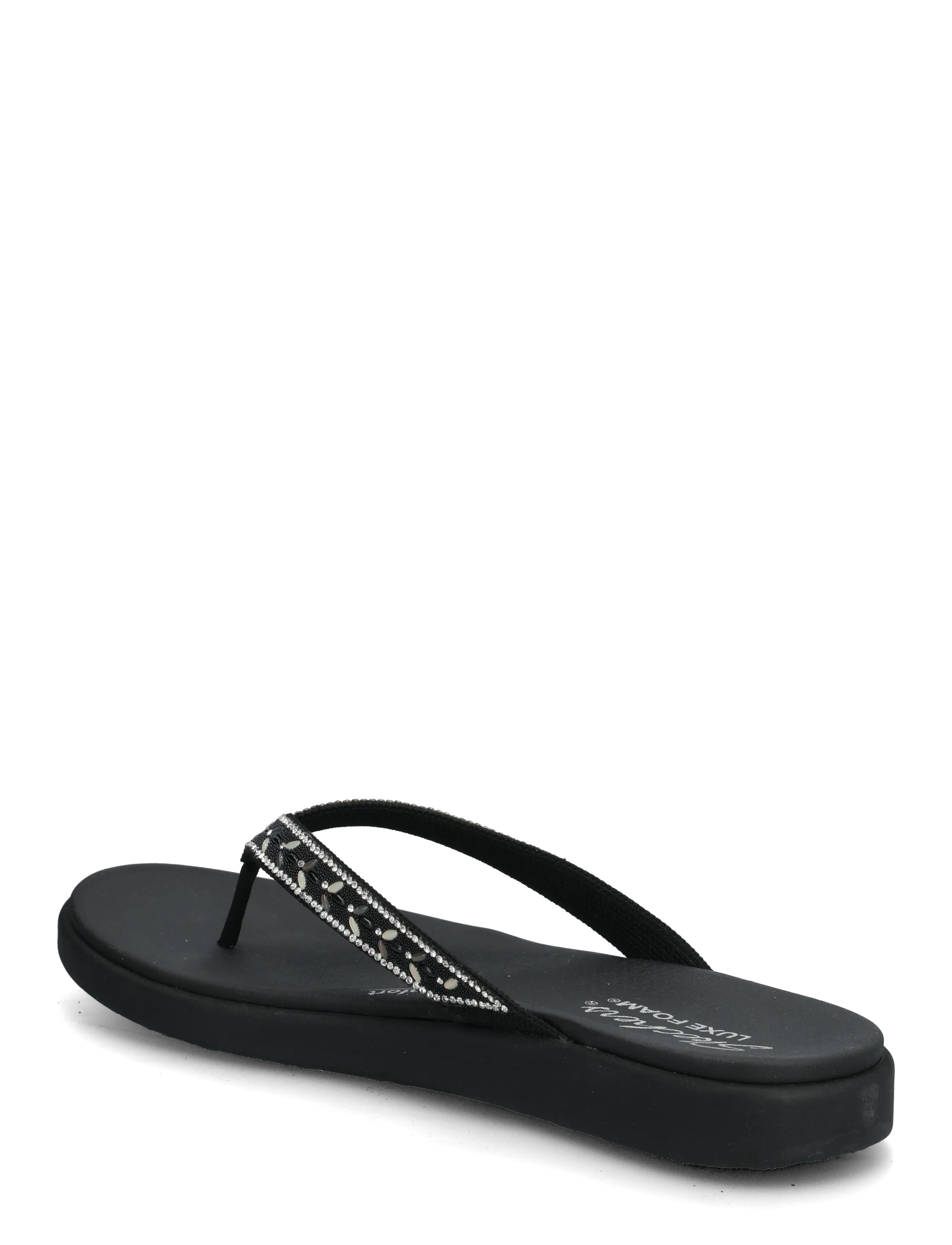 Skechers - MEDITATION LUXE - CLASSIC ROM - flip flops - blk - 2