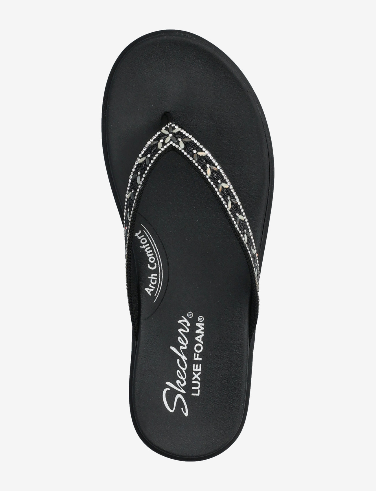 Skechers - MEDITATION LUXE - CLASSIC ROM - plätud - blk - 3
