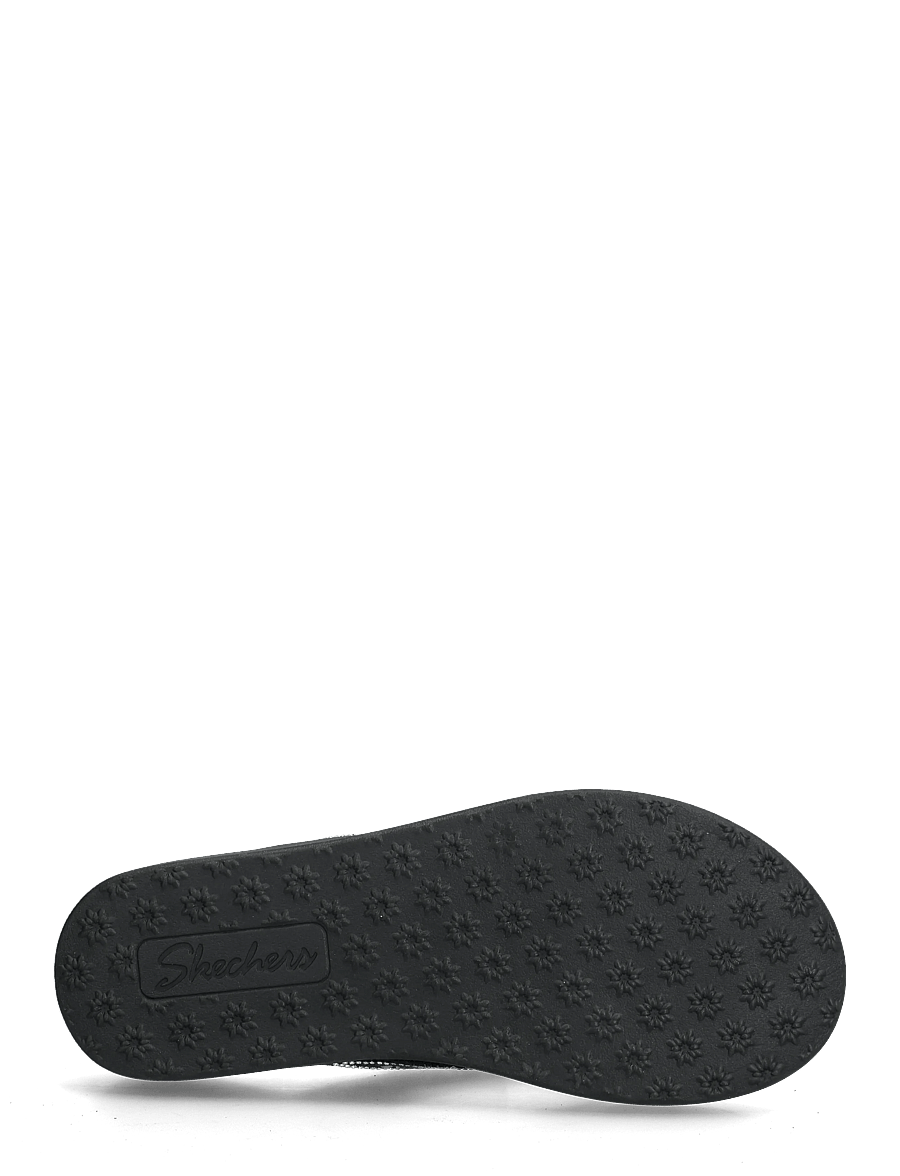 Skechers - MEDITATION LUXE - CLASSIC ROM - flip flop iešļūcenes - blk - 4