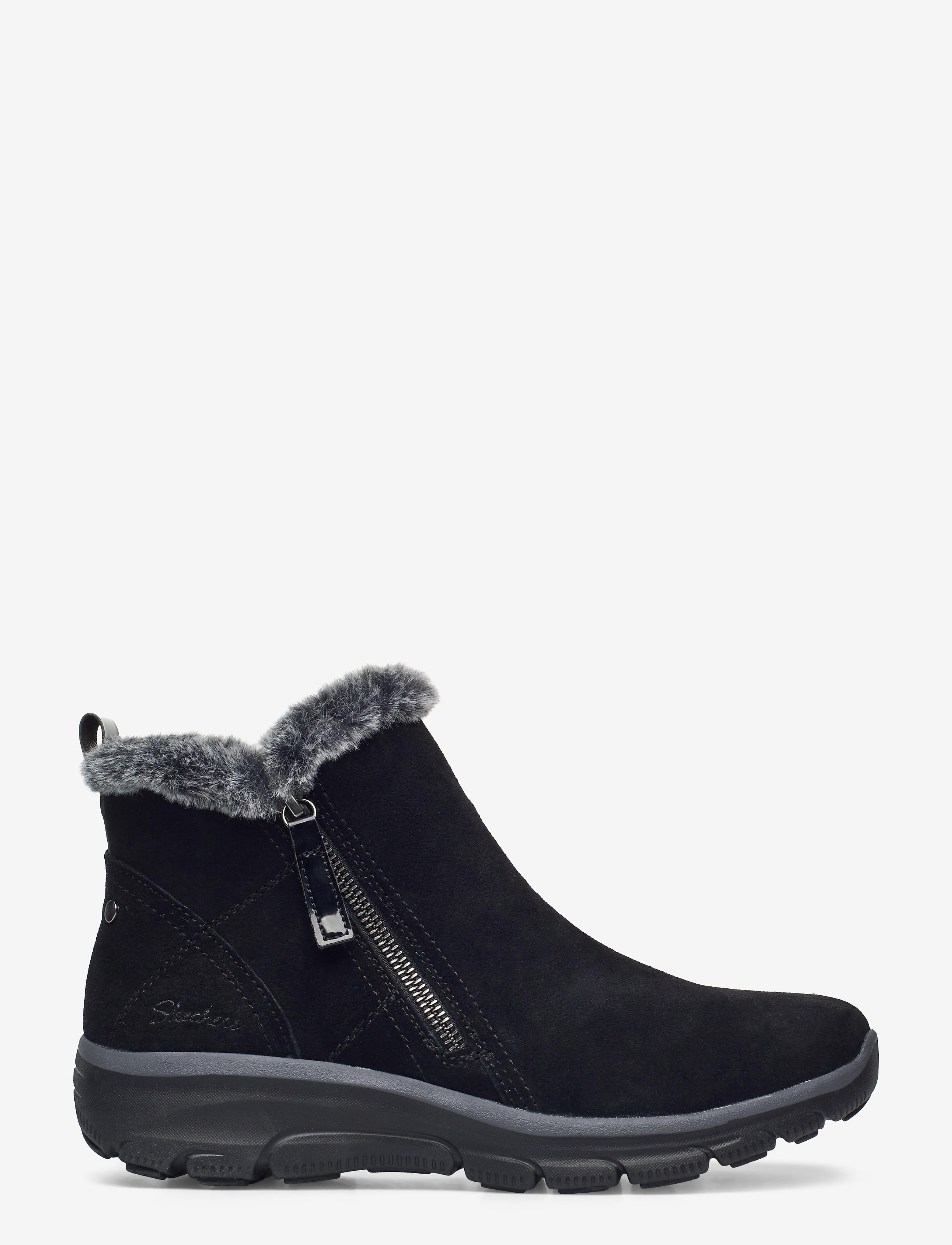 Skechers - EASY GOING HIGH ZIP - madalad poolsaapad - blk black - 1