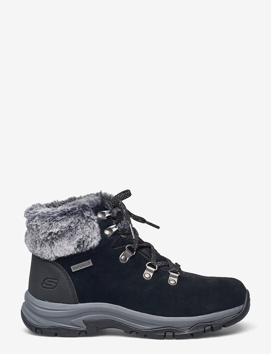 Skechers - Womens Relaxed Fit Trego Falls Finest - Waterproof - platta ankelboots - blk black - 1