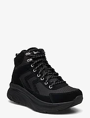 Skechers - Womens Relaxed Fit: D'Lux Walker - Water Repellent - sportiska stila apavi ar paaugstinātu potītes daļu - bbk black - 0