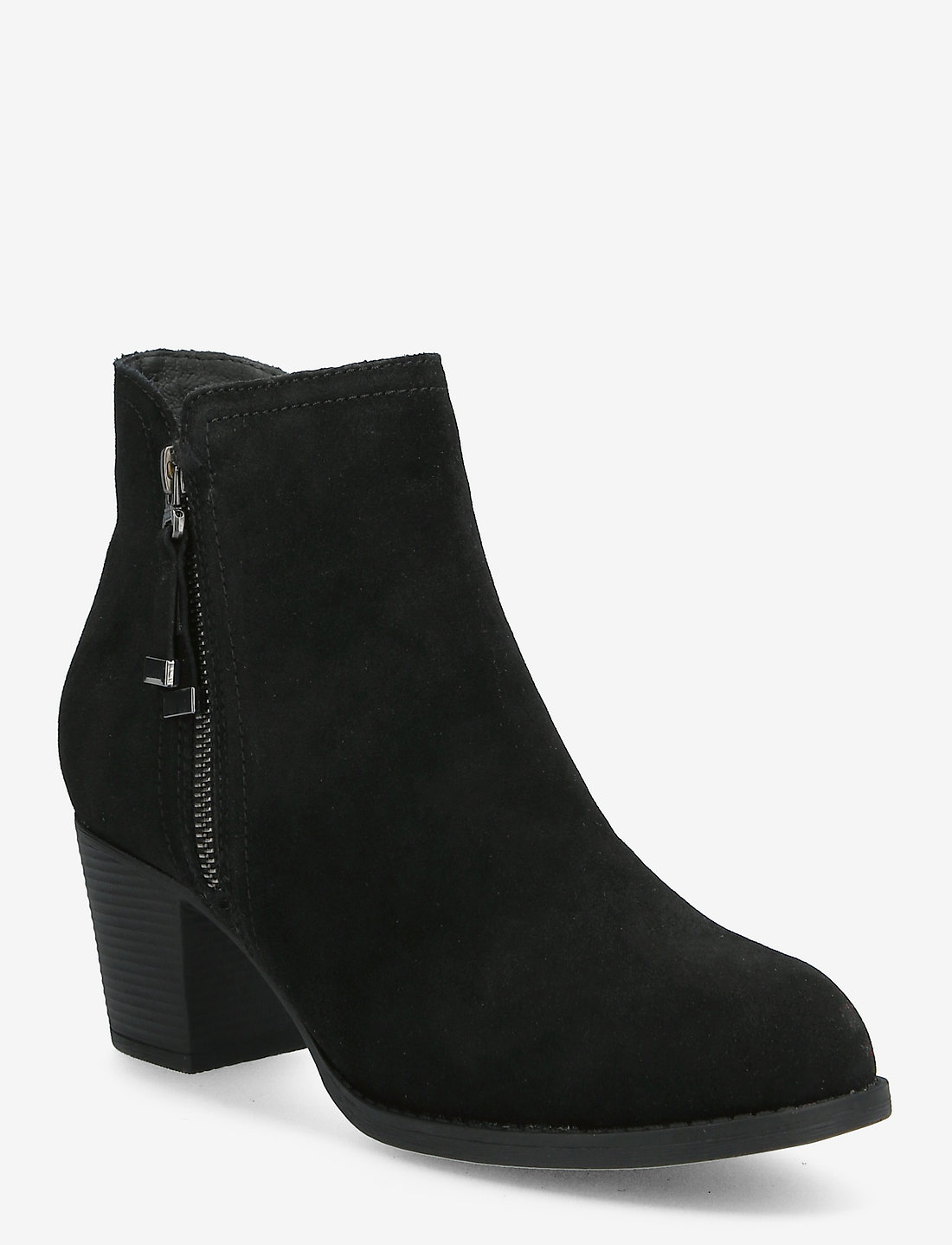 Womens black top suede skechers