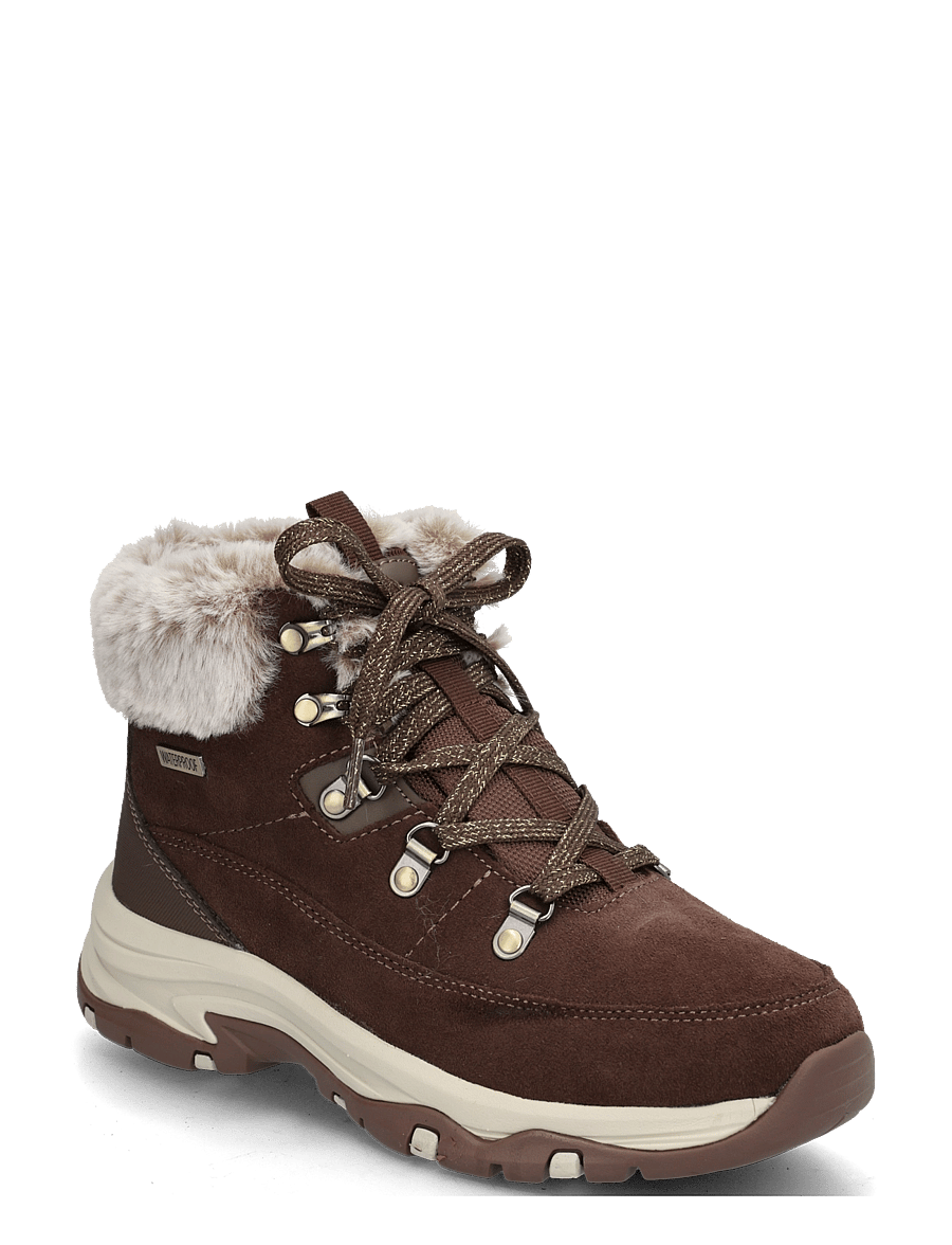Skechers - TREGO SNOW WORRIES - kängor - choc - 0