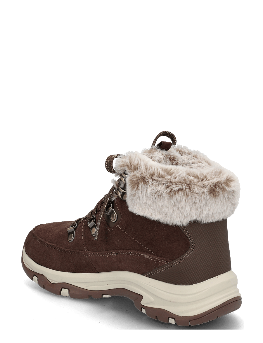 Skechers - TREGO SNOW WORRIES - kängor - choc - 1