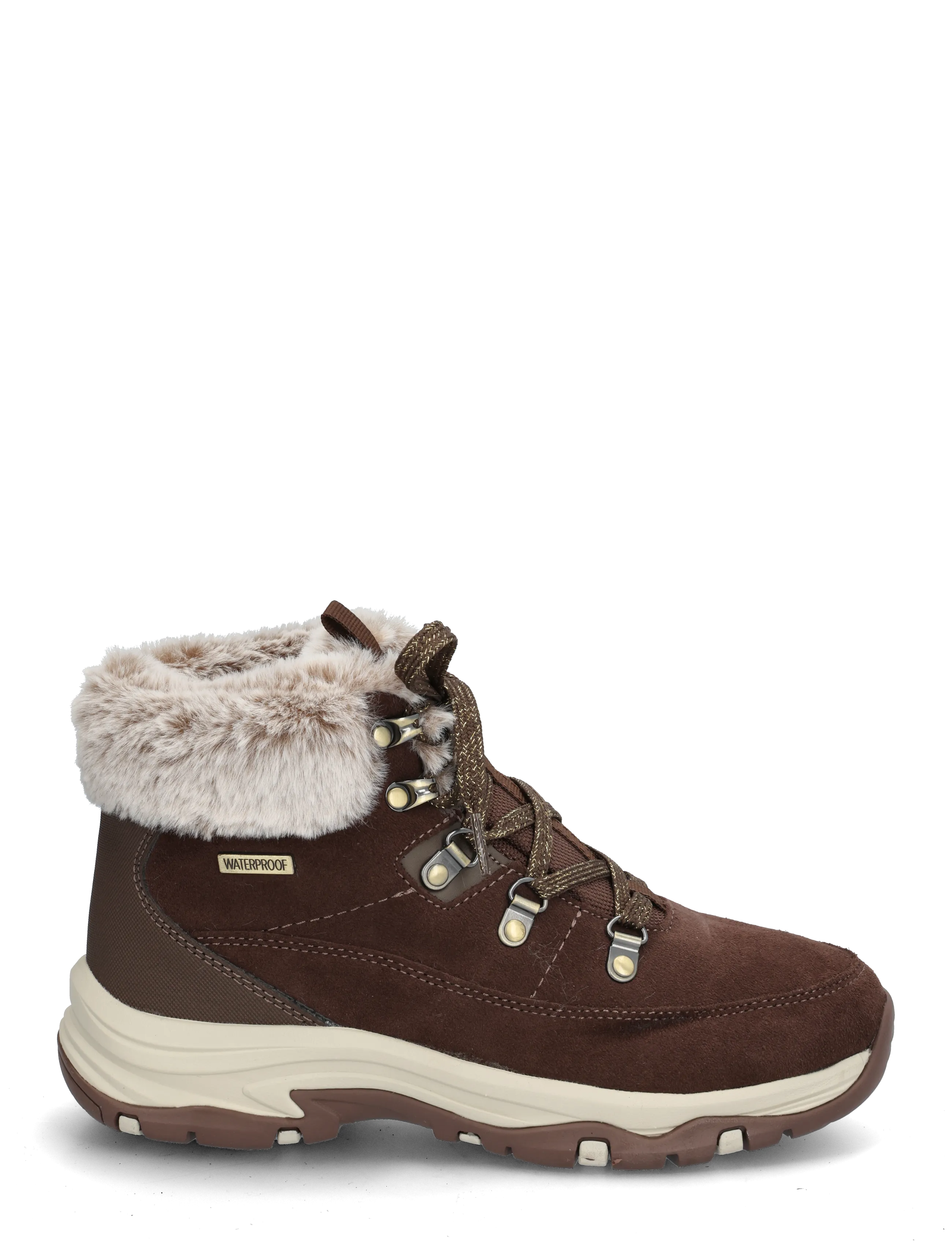 Skechers - TREGO SNOW WORRIES - snøreboots - choc - 2