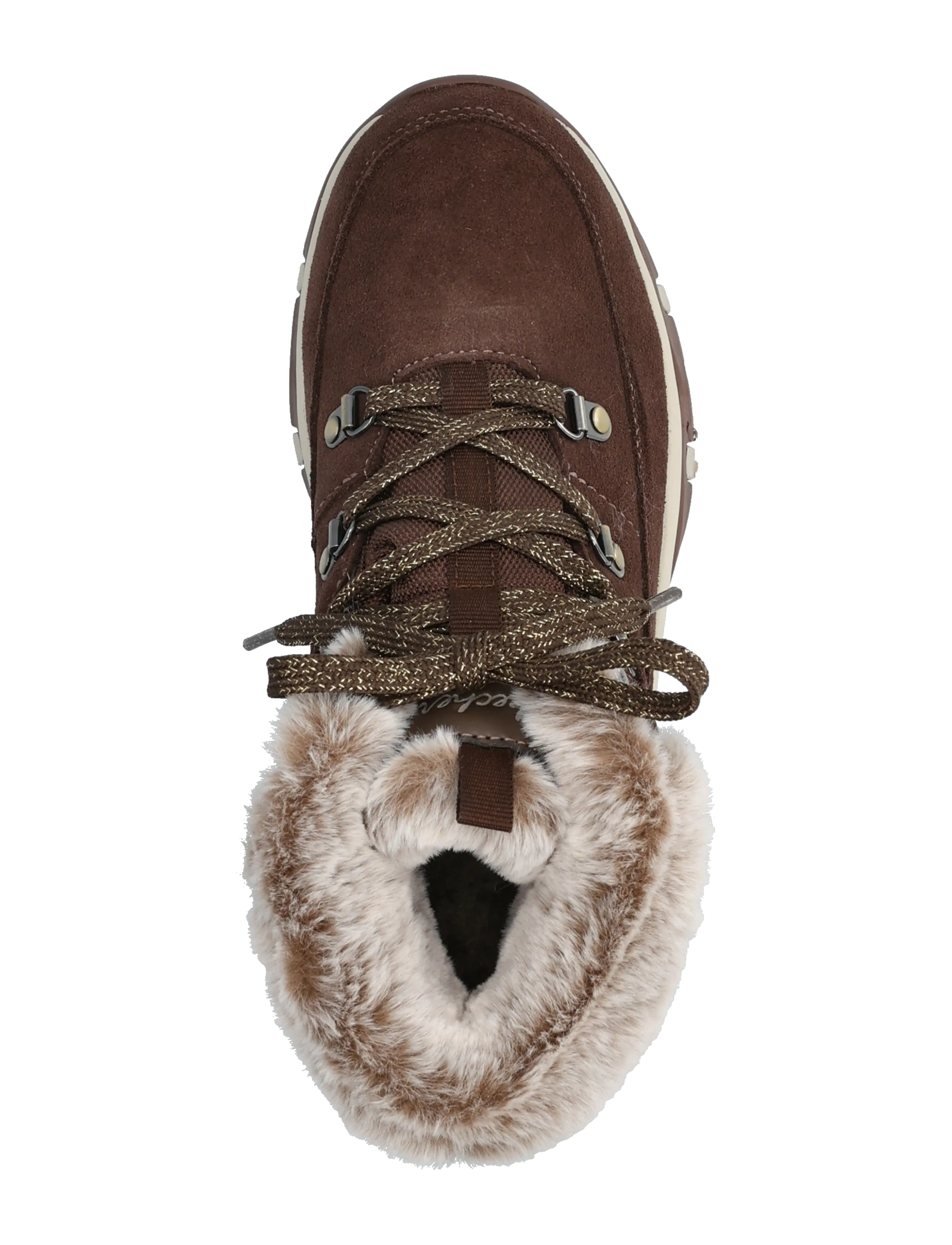 Skechers - TREGO SNOW WORRIES - snøreboots - choc - 3