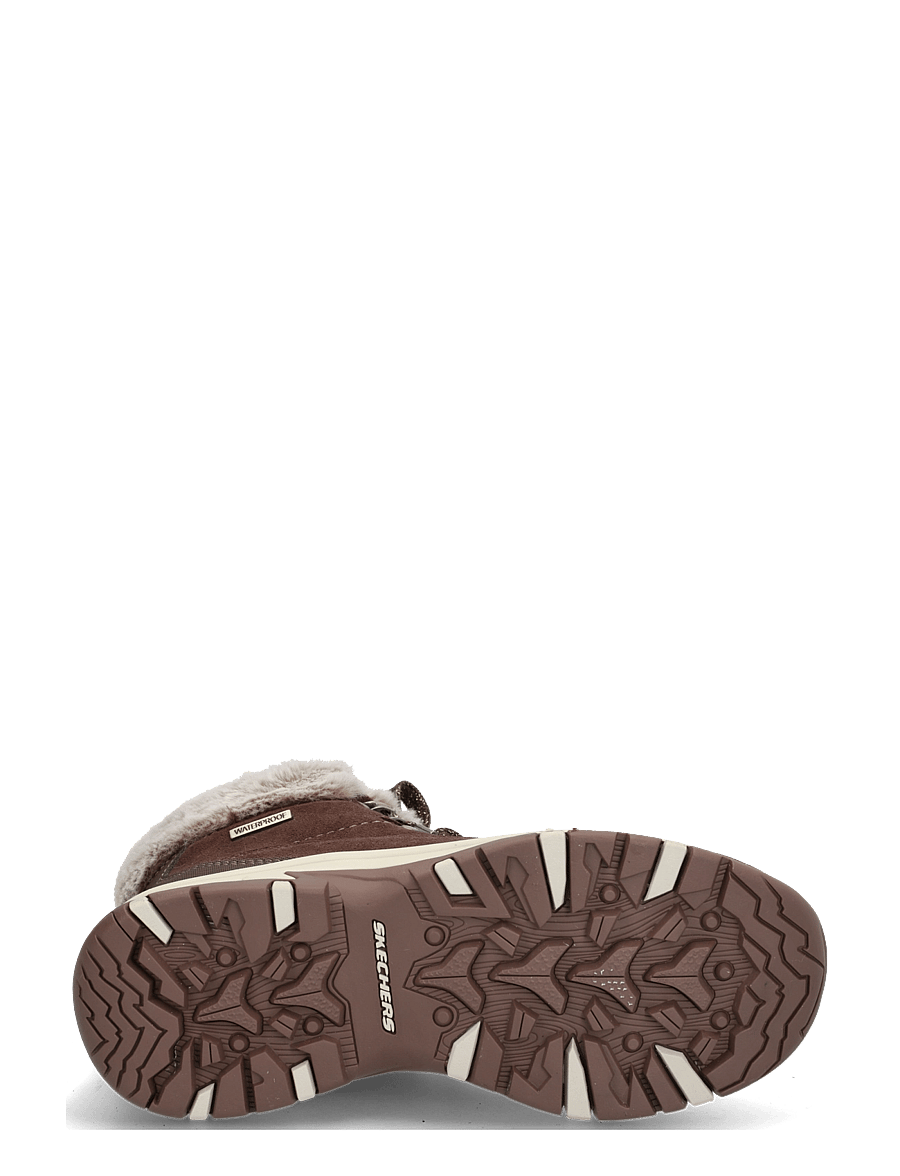 Skechers - TREGO SNOW WORRIES - kängor - choc - 4
