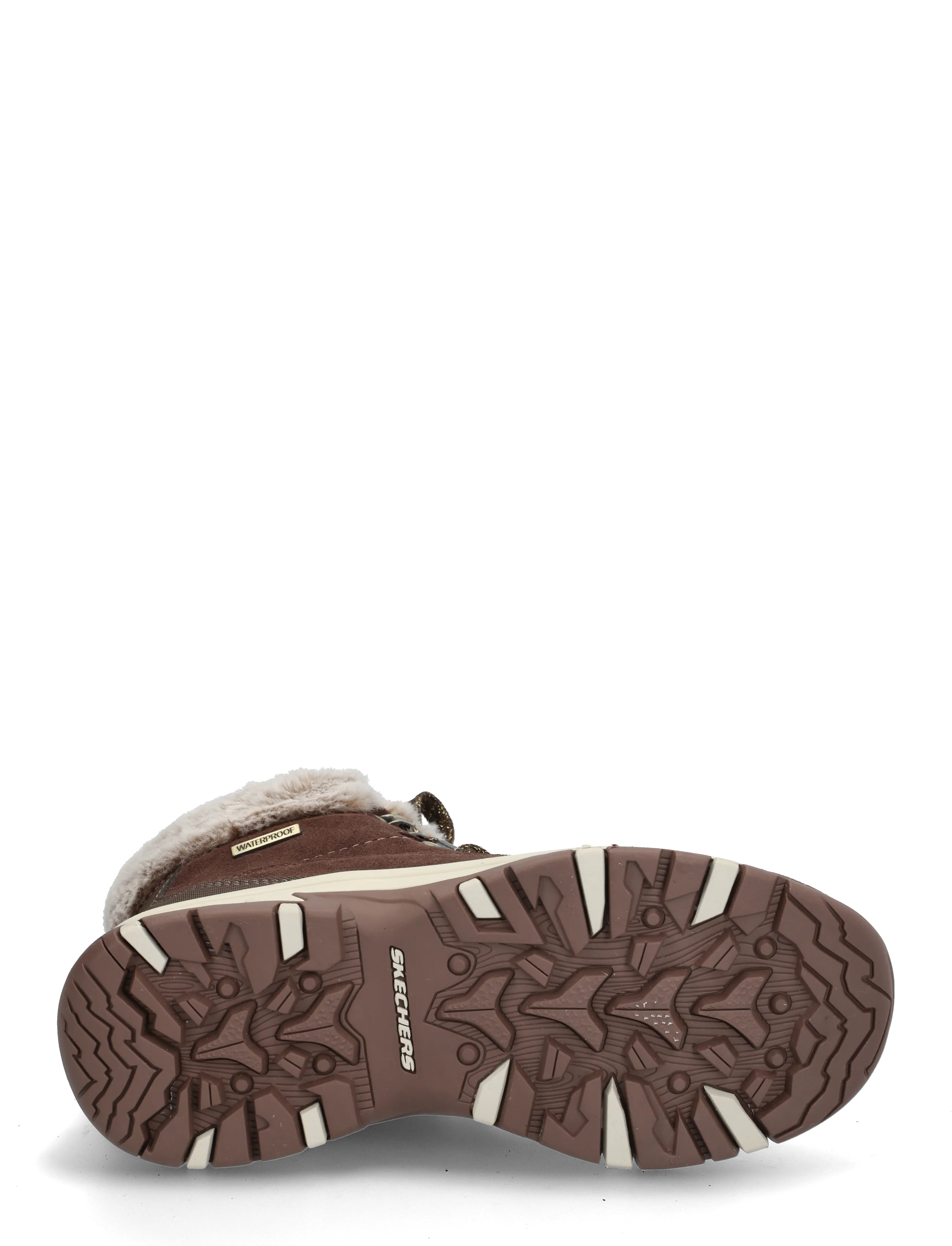 Skechers - TREGO SNOW WORRIES - snøreboots - choc - 4