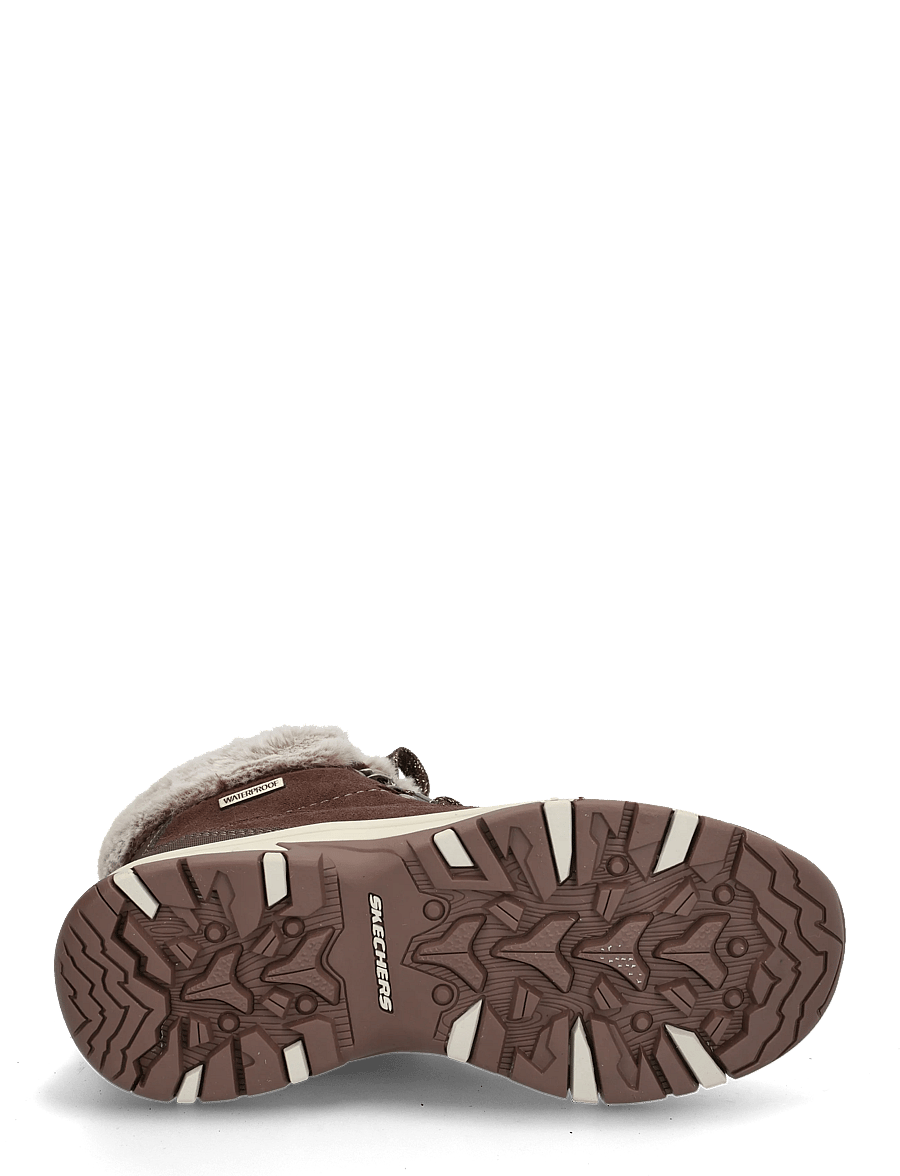 Skechers - TREGO SNOW WORRIES - snøreboots - choc - 4