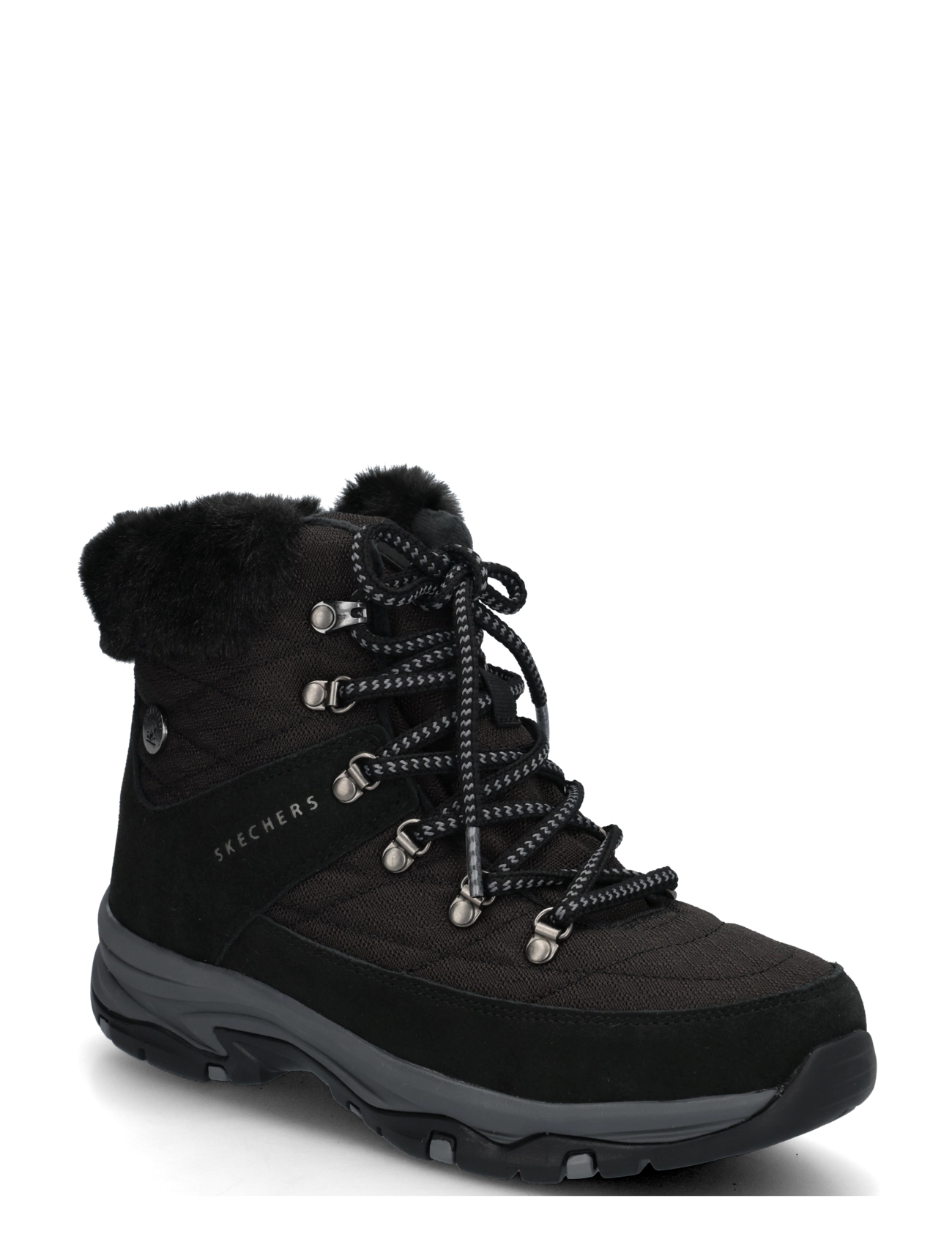 Skechers TREGO STORMIE FROST - Snørestøvler - BBK / black