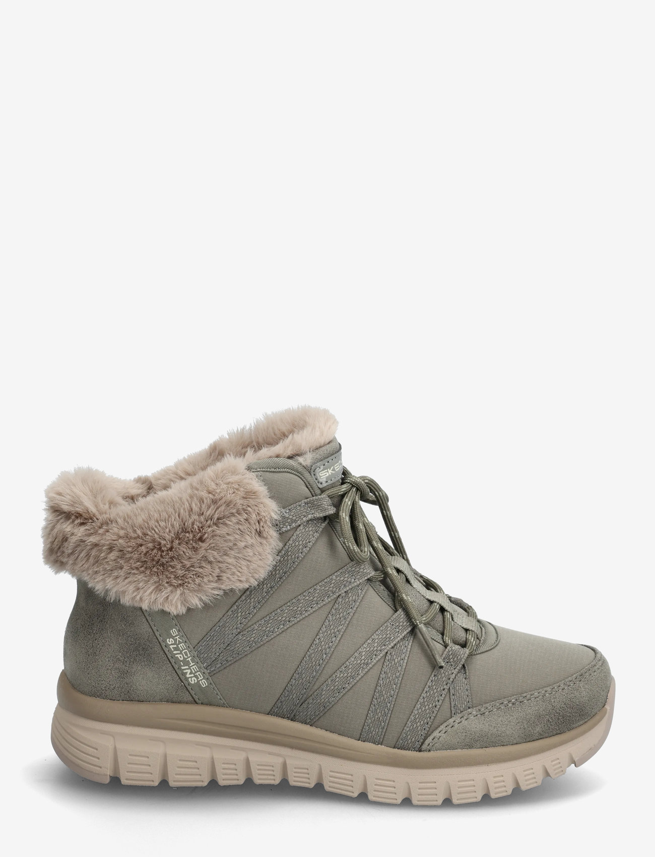 Skechers - Women GRACEFUL COZY STROLLS - laced boots - olv - 1