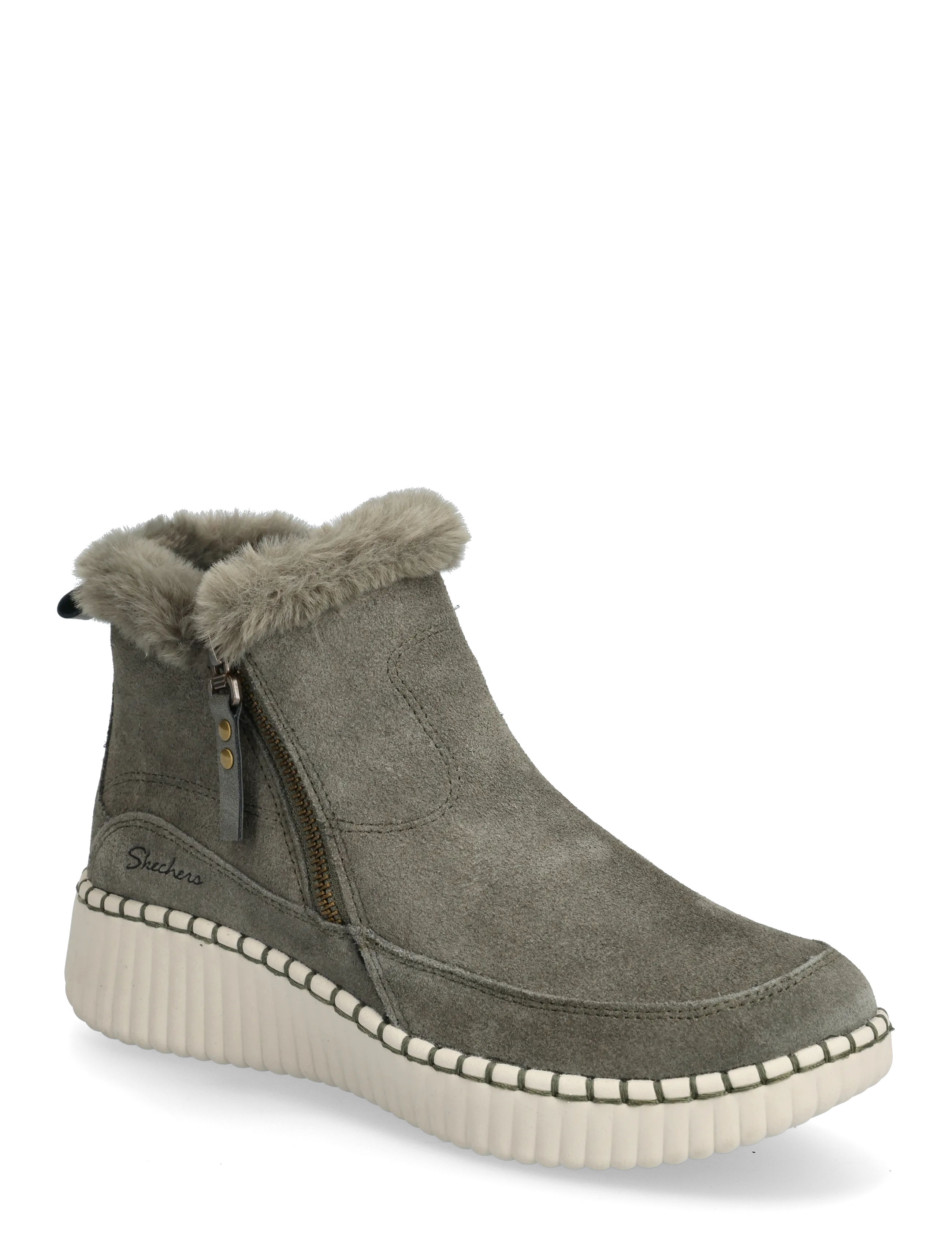 Skechers Women WILSHIRE BLVD FRESH ZIP - Transitional Layering - OLV / khaki/green