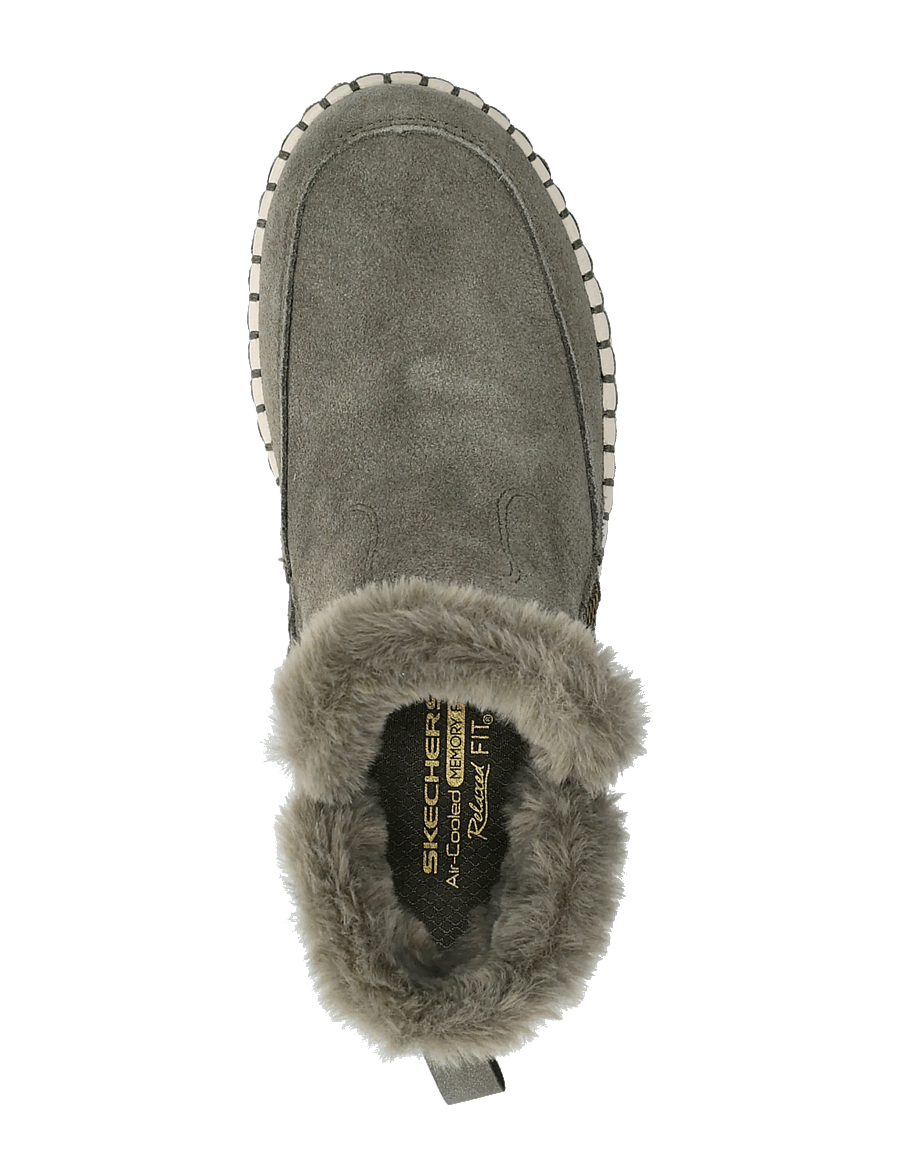 Skechers - Women WILSHIRE BLVD FRESH ZIP - buty zimowe - olv - 3