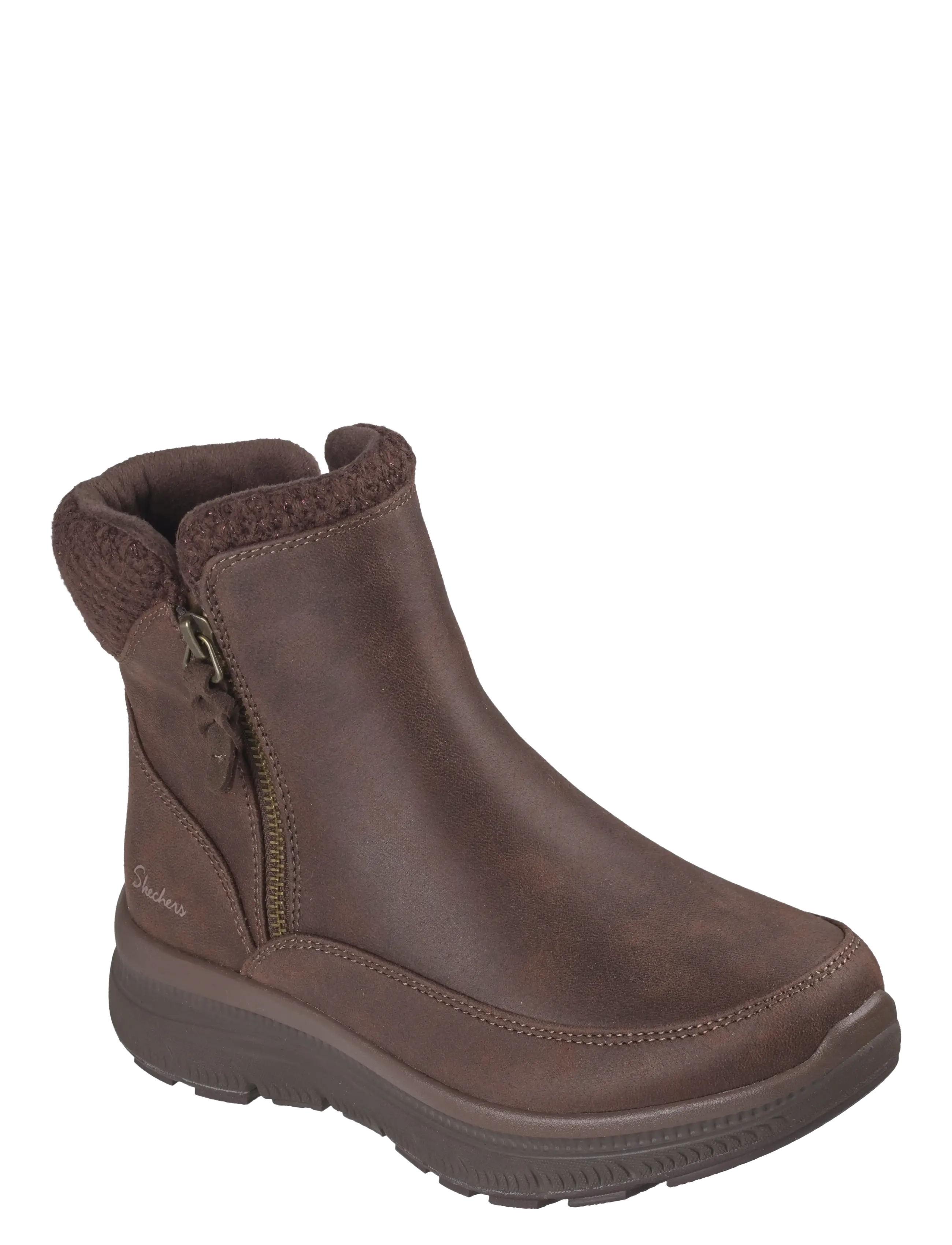 Skechers SUMMITS PLUS BOOT WINTER GLEAM - Sko - CHOC / brown