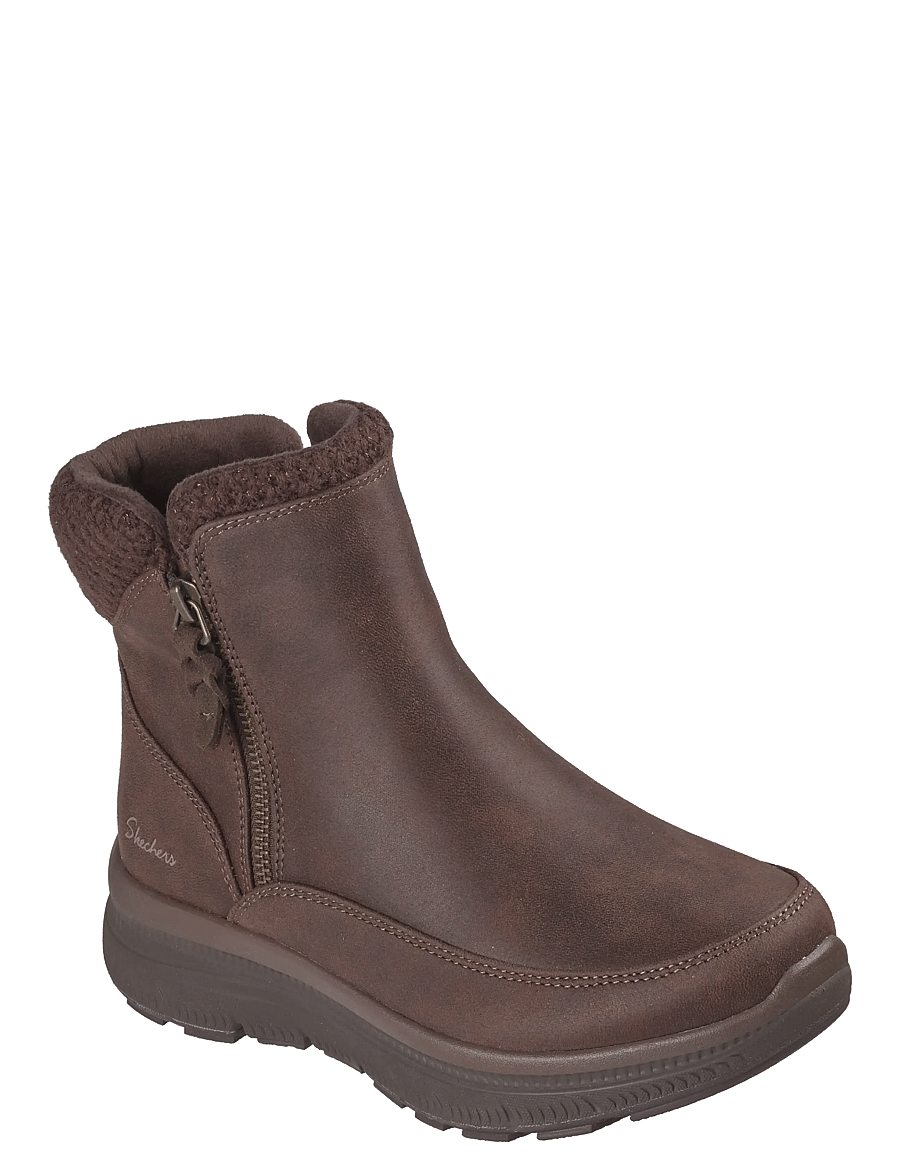 Skechers - SUMMITS PLUS BOOT WINTER GLEAM - flache stiefeletten - choc - 0