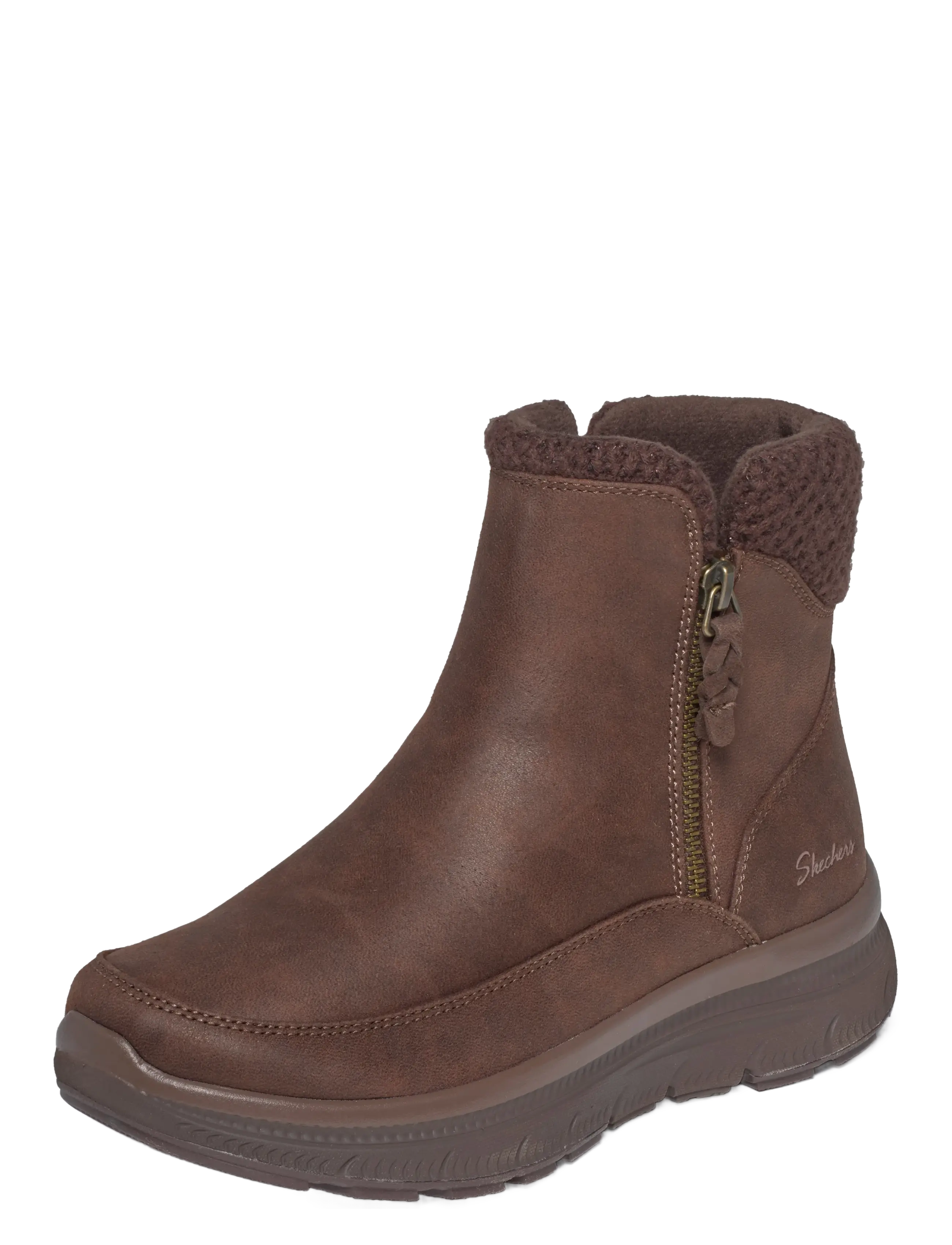 Skechers - SUMMITS PLUS BOOT WINTER GLEAM - flache stiefeletten - choc - 1