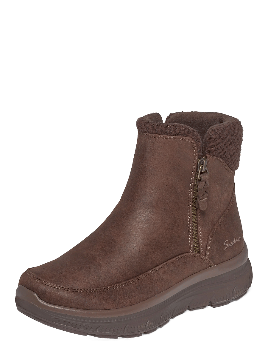 Skechers - SUMMITS PLUS BOOT WINTER GLEAM - flache stiefeletten - choc - 1