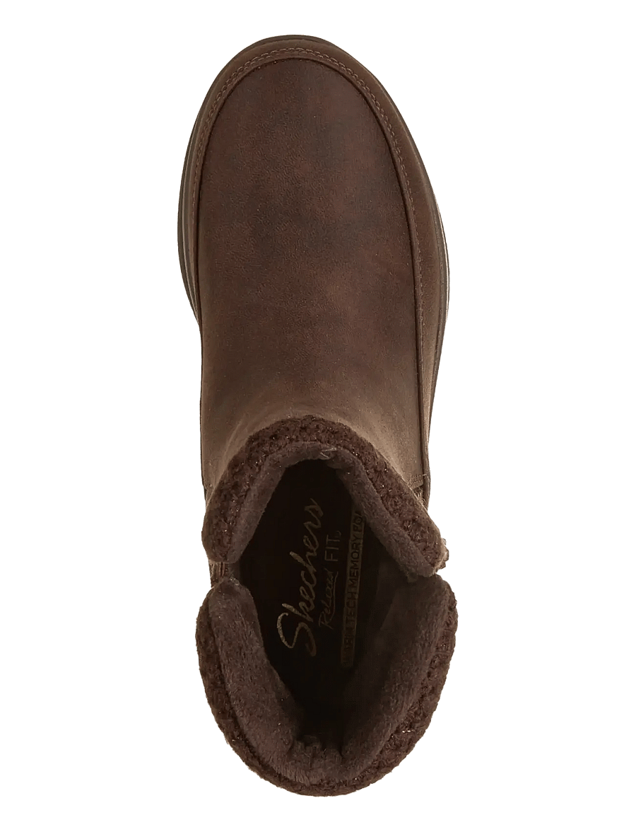 Skechers - SUMMITS PLUS BOOT WINTER GLEAM - flache stiefeletten - choc - 3