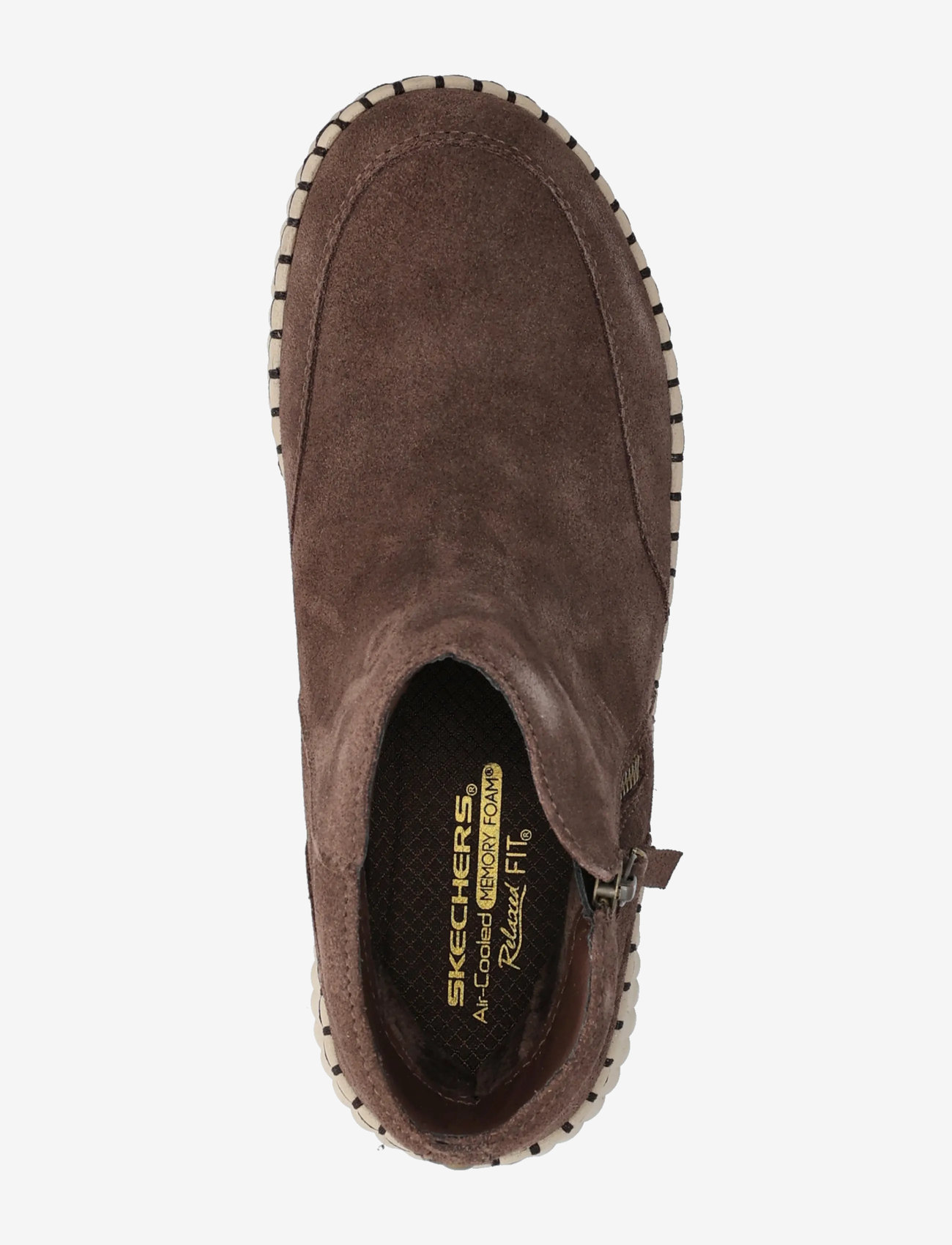 Skechers - Women WILSHIRE BLVD - bottines plates - choc - 3