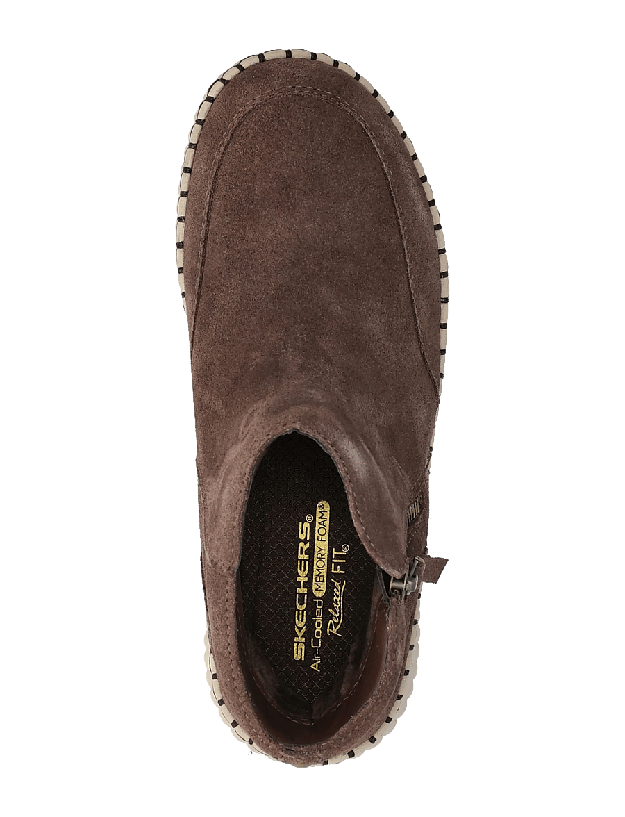 Skechers - WILSHIRE BLVD WEEKEND CRUSH - platta ankelboots - choc - 3