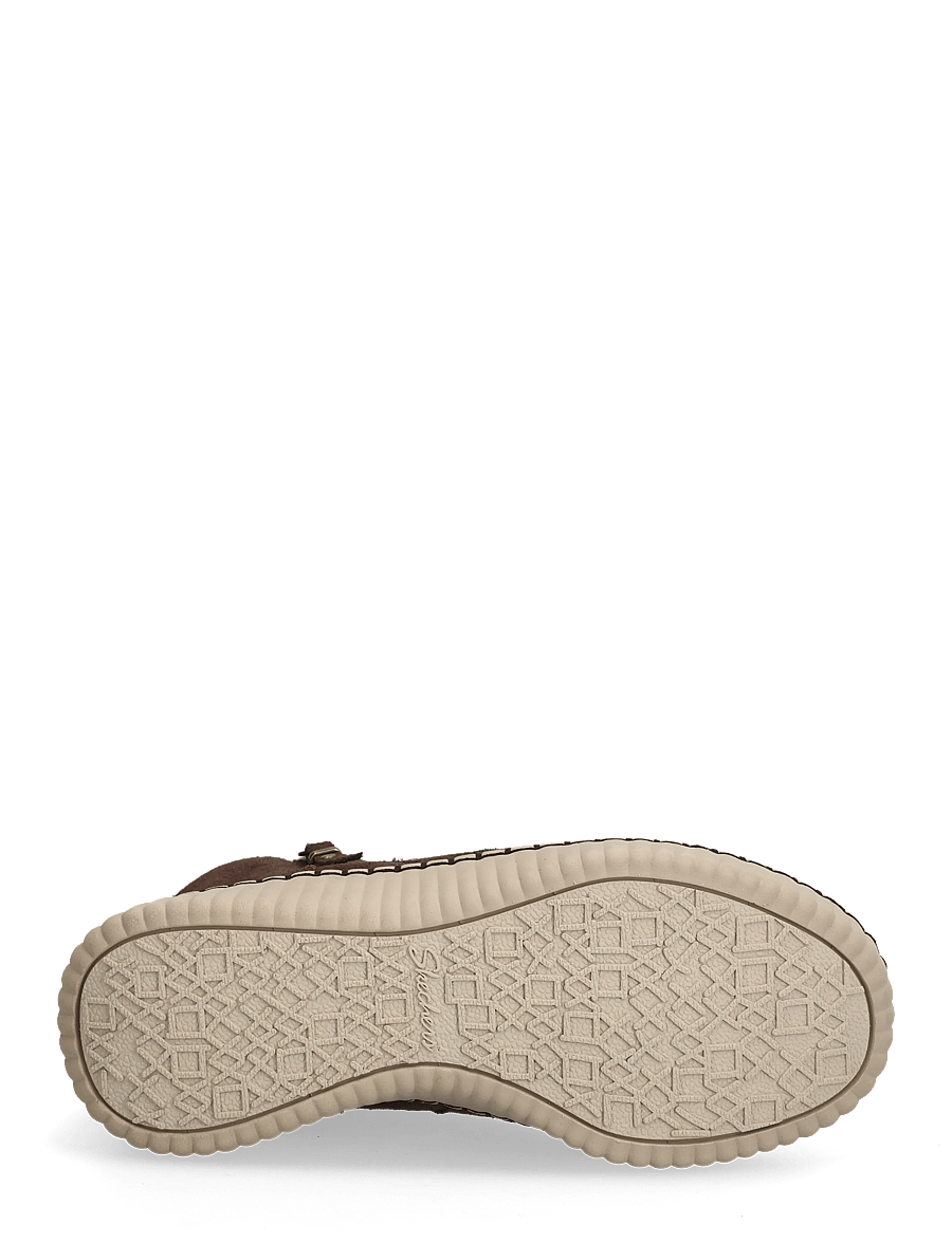 Skechers - WILSHIRE BLVD WEEKEND CRUSH - platta ankelboots - choc - 4