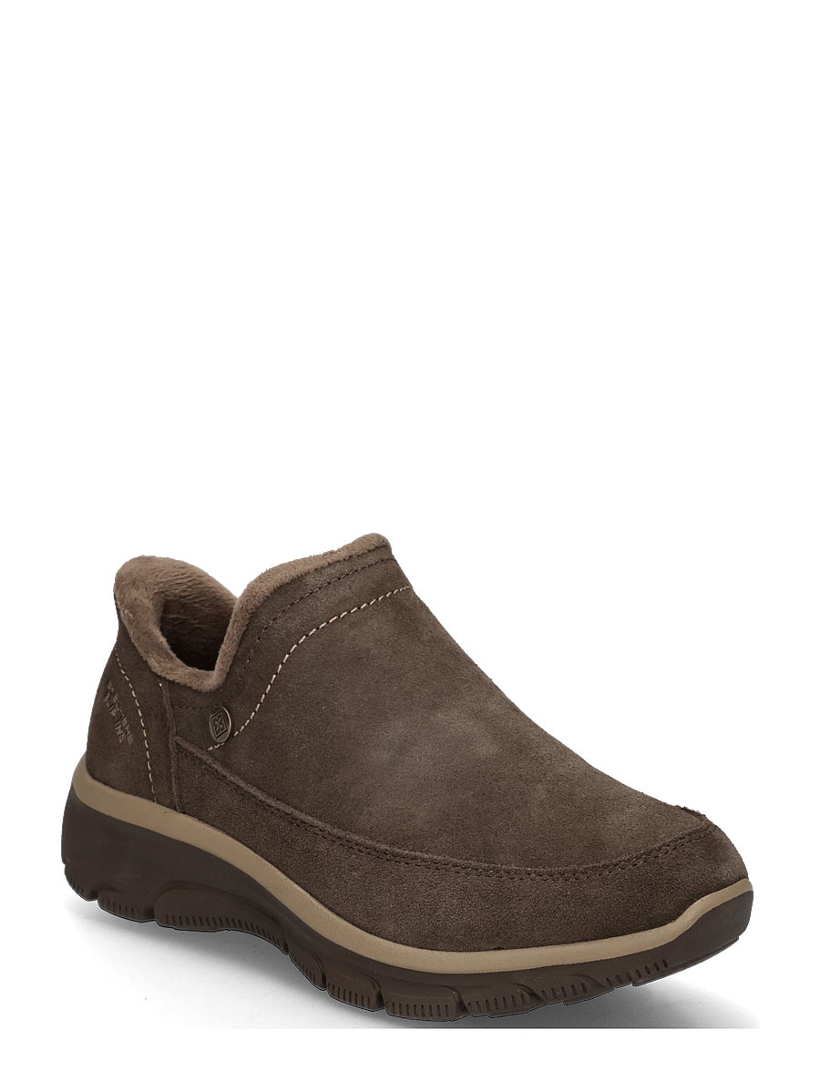 Skechers - EASY GOING MODERN WHISPER - platta ankelboots - choc - 0