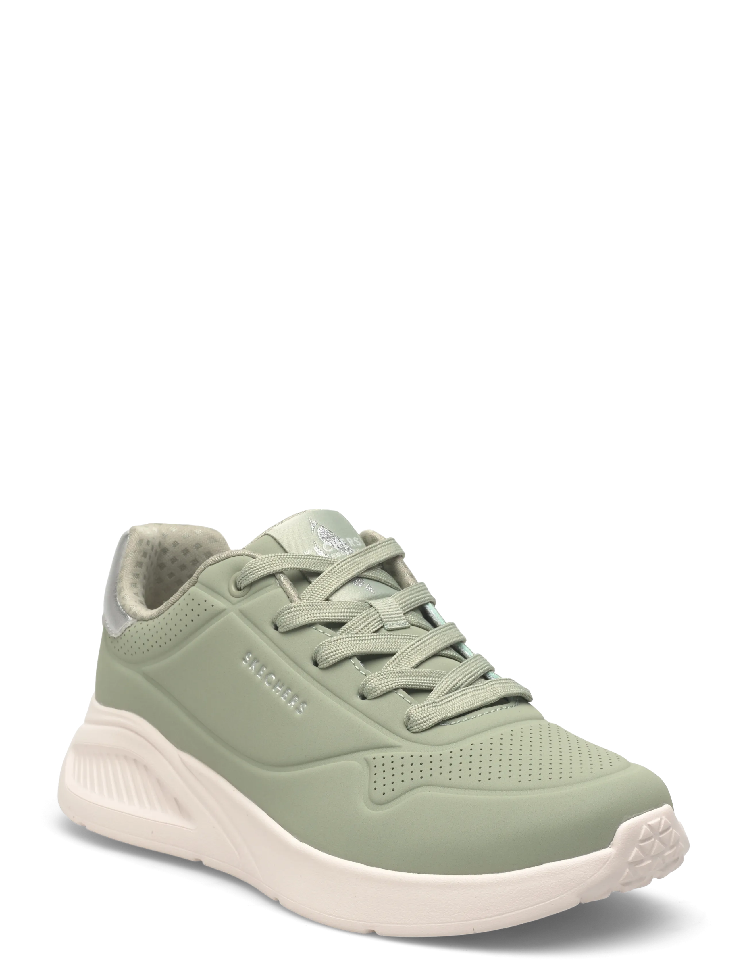 Skechers UNO LITE - SHIMMER ALONG - Sneakers - SAGE / green