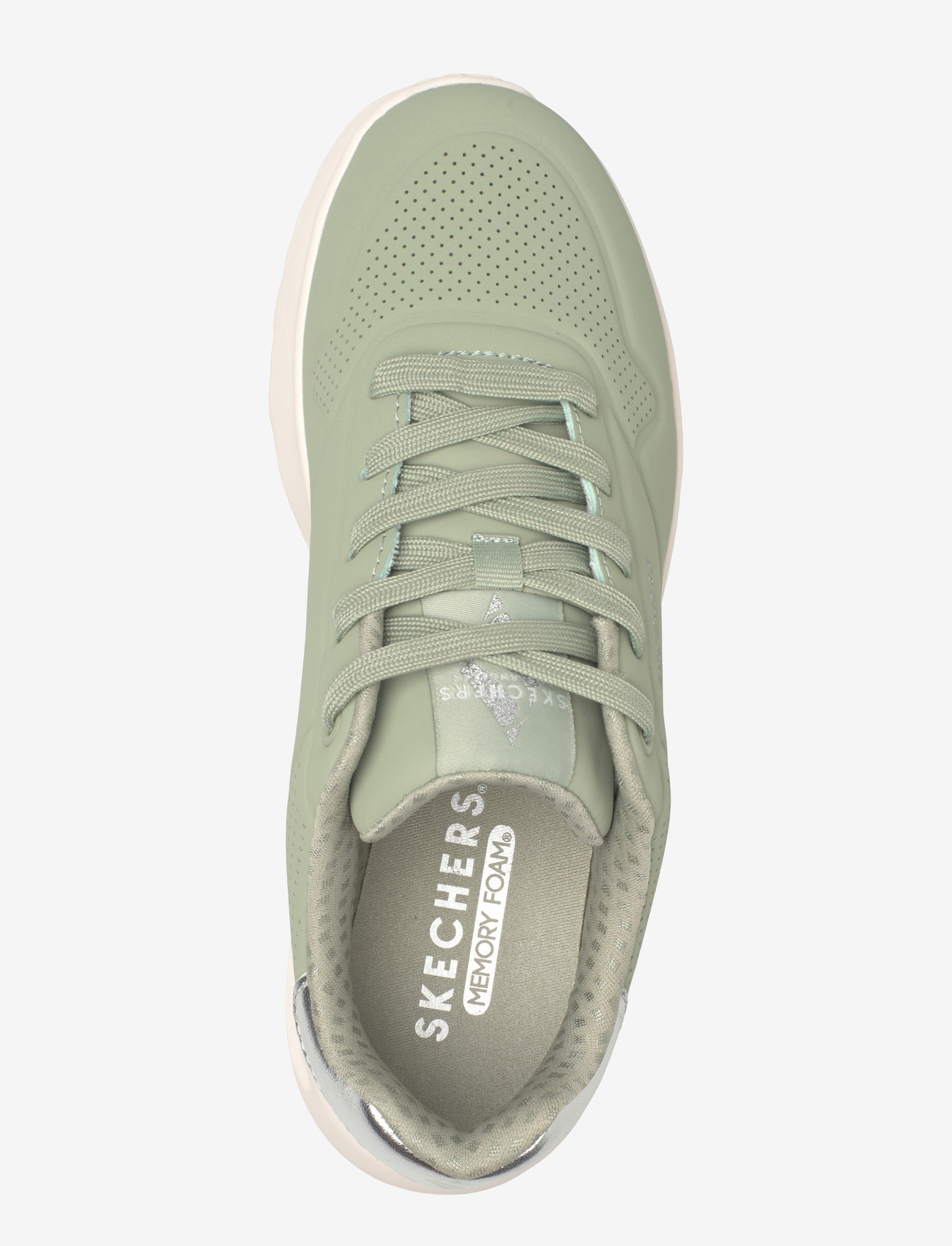Skechers - UNO LITE - SHIMMER ALONG - madala säärega tossud - sage - 3