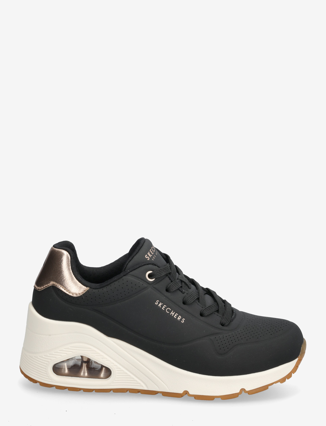 Skechers - UNO WEDGE - HI STEPS - chunky sneakers - blk - 1