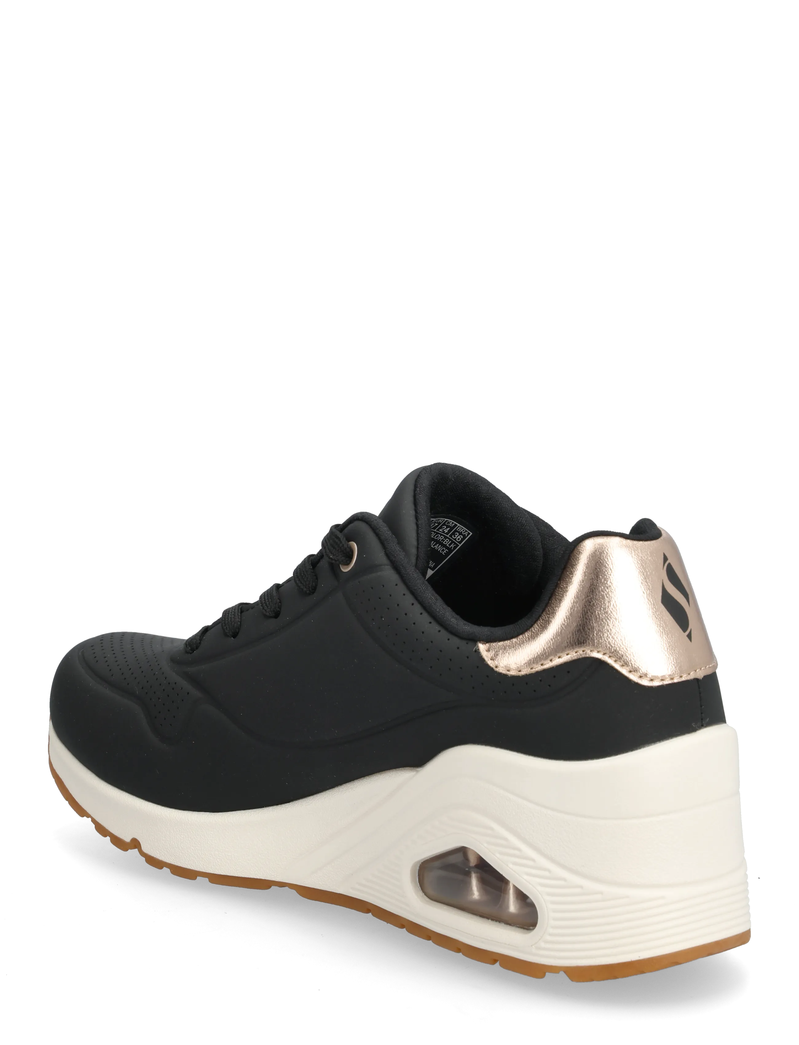 Skechers - UNO WEDGE - HI STEPS - konfirmation - blk - 2