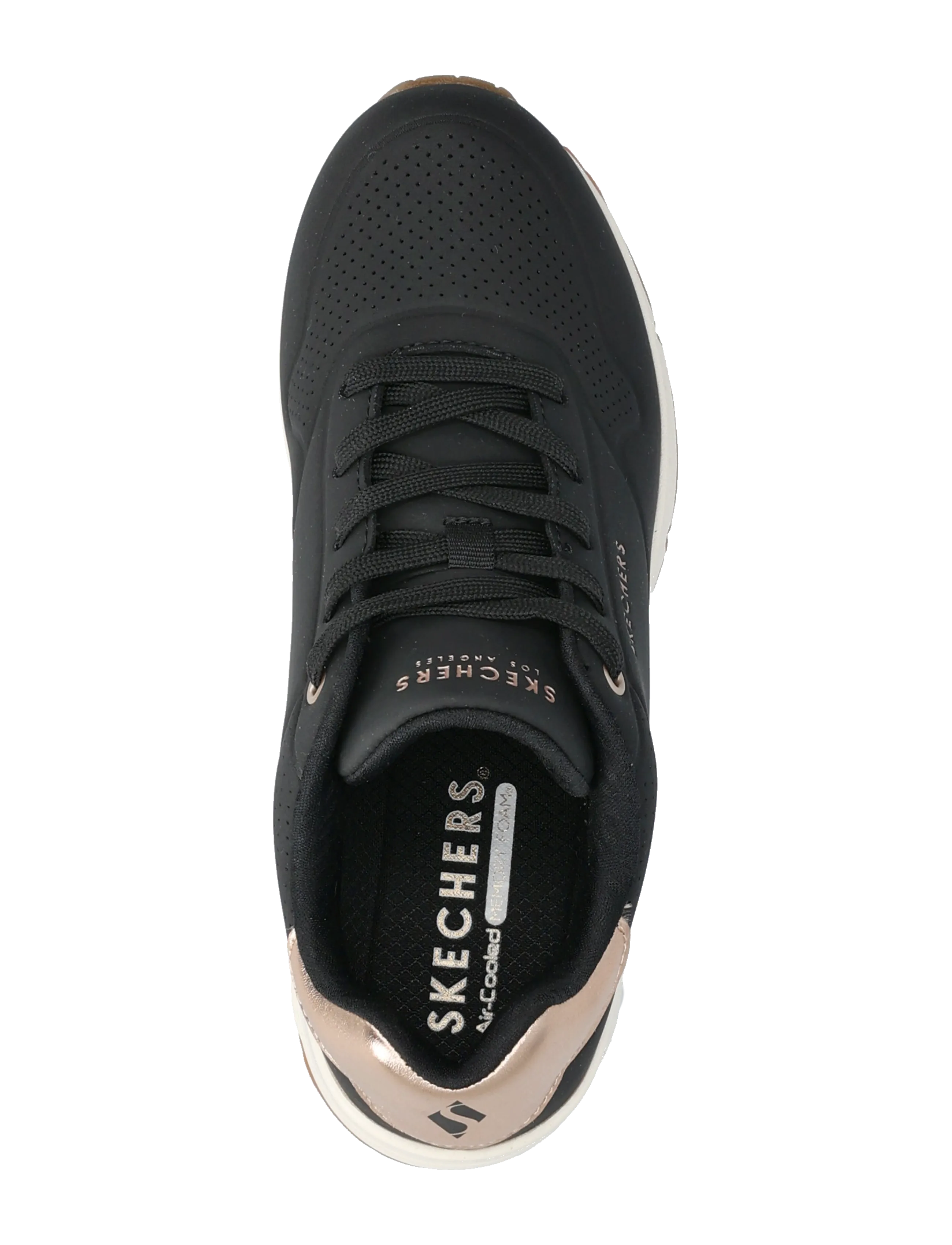 Skechers - UNO WEDGE - HI STEPS - konfirmation - blk - 3