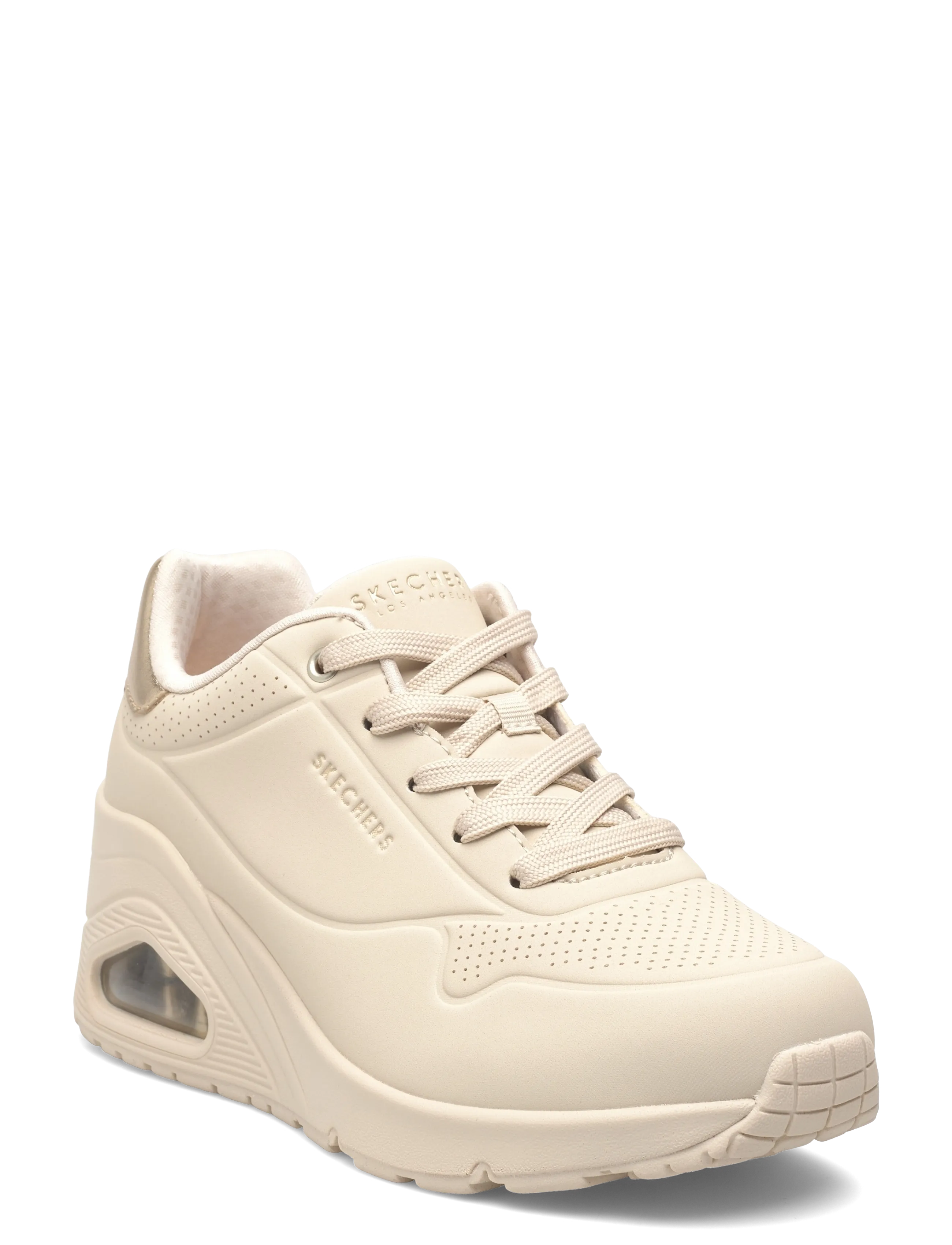 Skechers Uno Wedge Hi Steps, Kvinder, Kile Sneaker, Cream, Str: 39