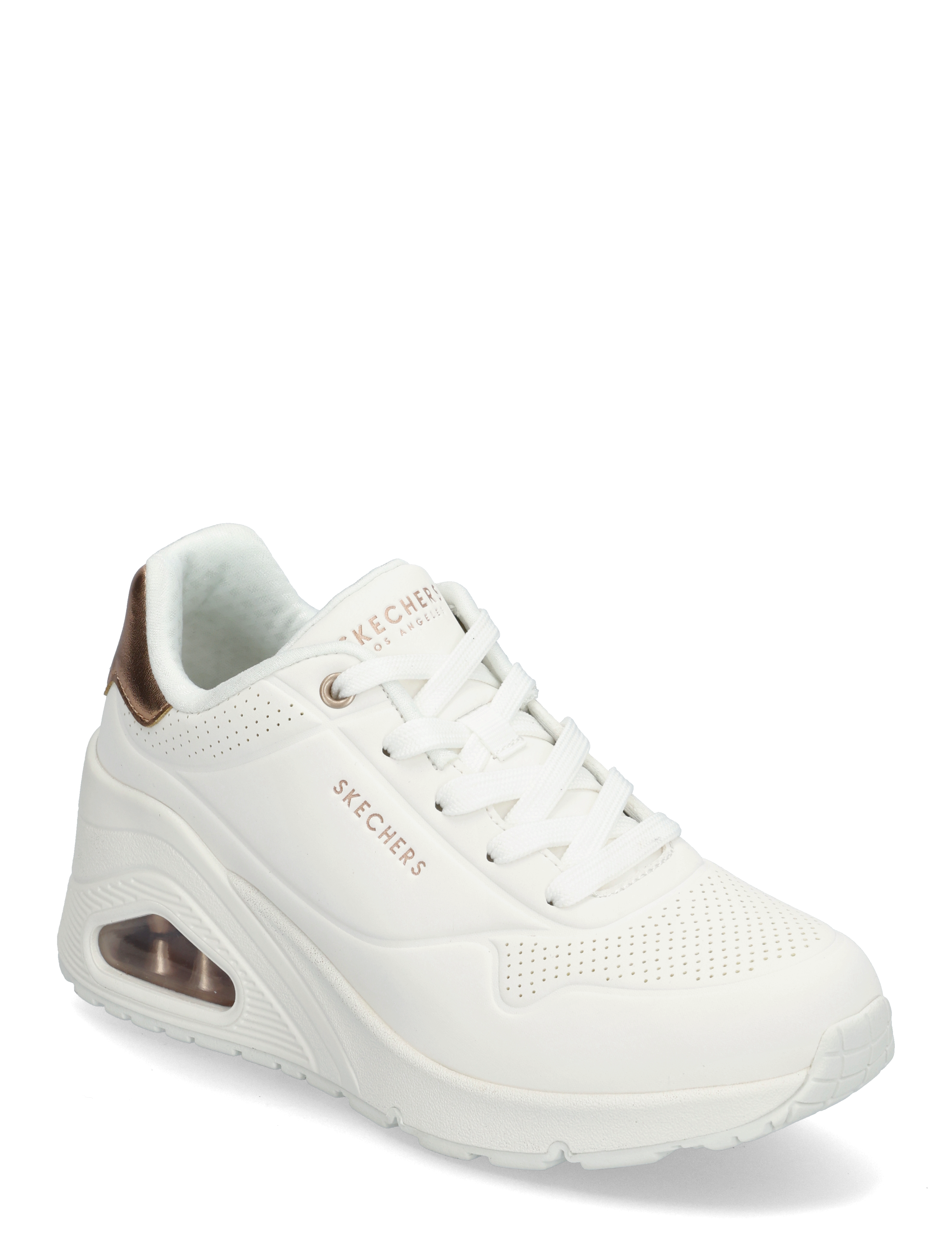 Skechers Uno Wedge Hi Steps, Kile Sneaker, Hvid, Str: 40