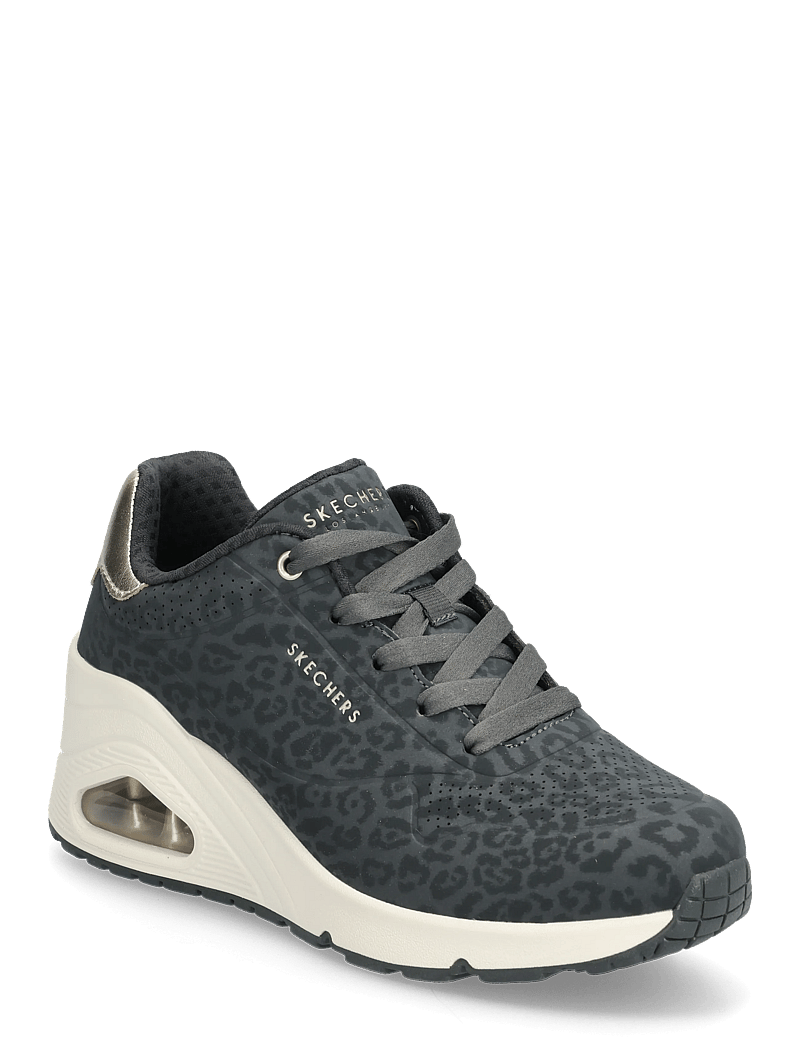 Skechers - UNO WEDGE - SAFARI DAZE - chunky sneakers - blk - 0