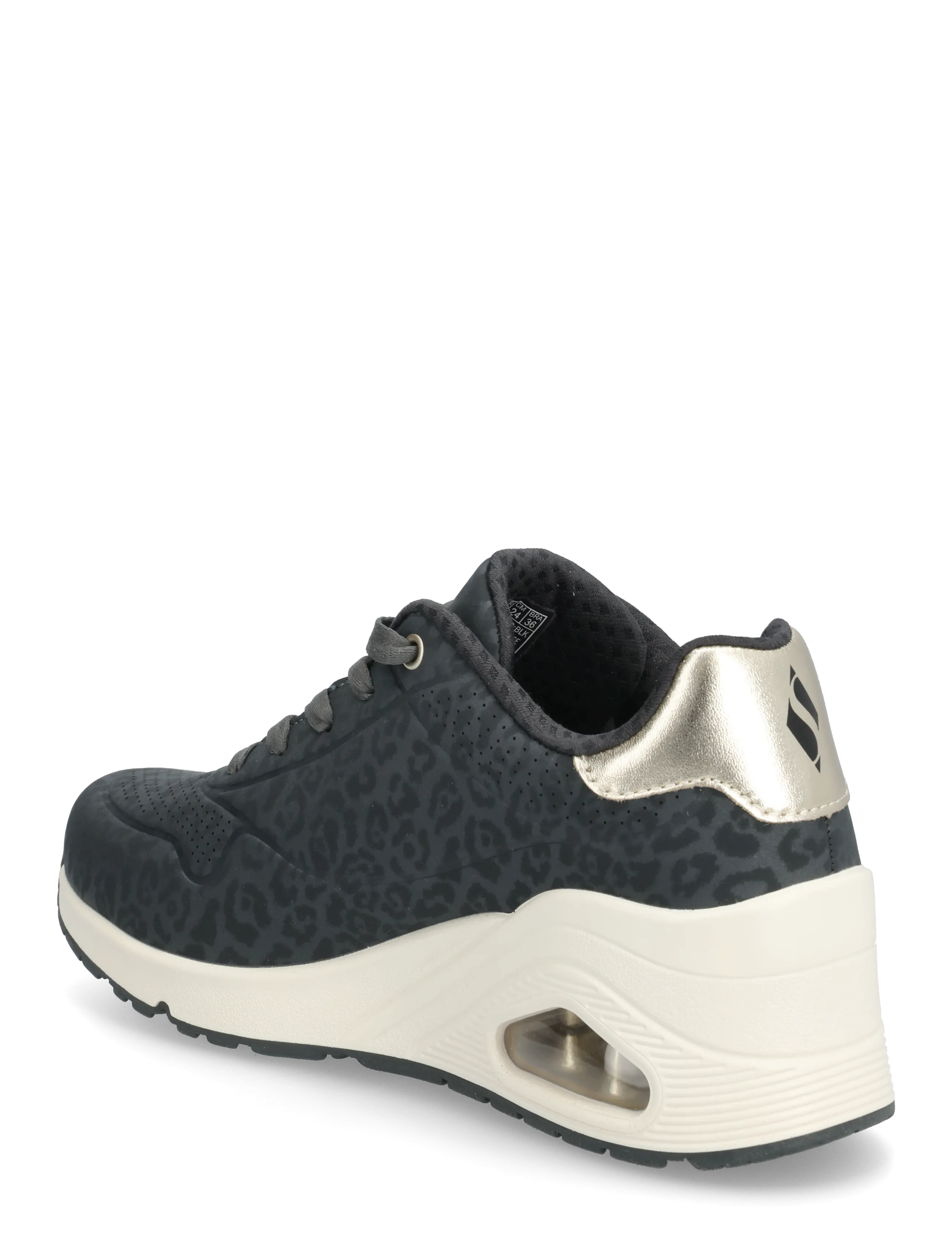 Skechers - UNO WEDGE - SAFARI DAZE - paksu tallaga tossud - blk - 2