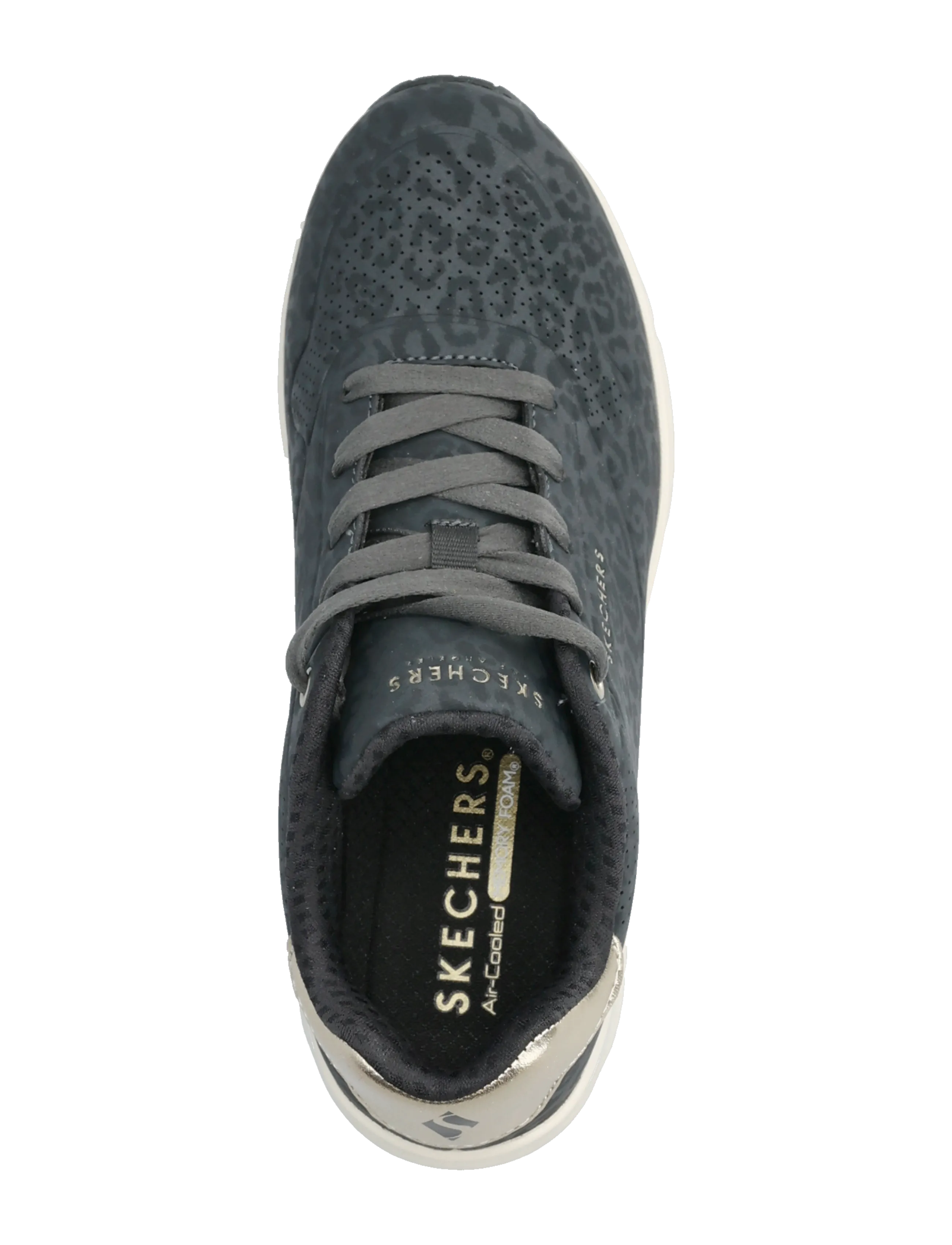 Skechers - UNO WEDGE - SAFARI DAZE - paksu tallaga tossud - blk - 3