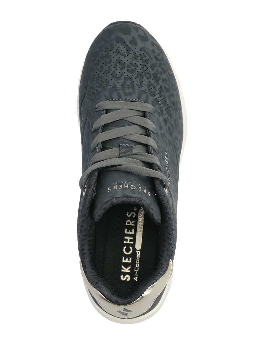 Skechers - UNO WEDGE - SAFARI DAZE - paksu tallaga tossud - blk - 3