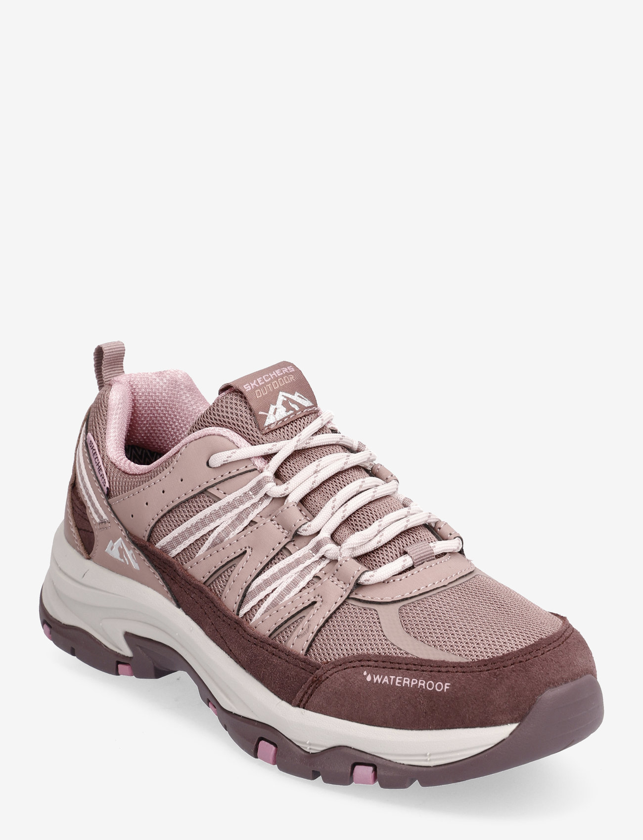 Skechers - Womens Relaxed Fit Trego Lookout Point Waterproof - vaelluskengät - mve mauve - 0