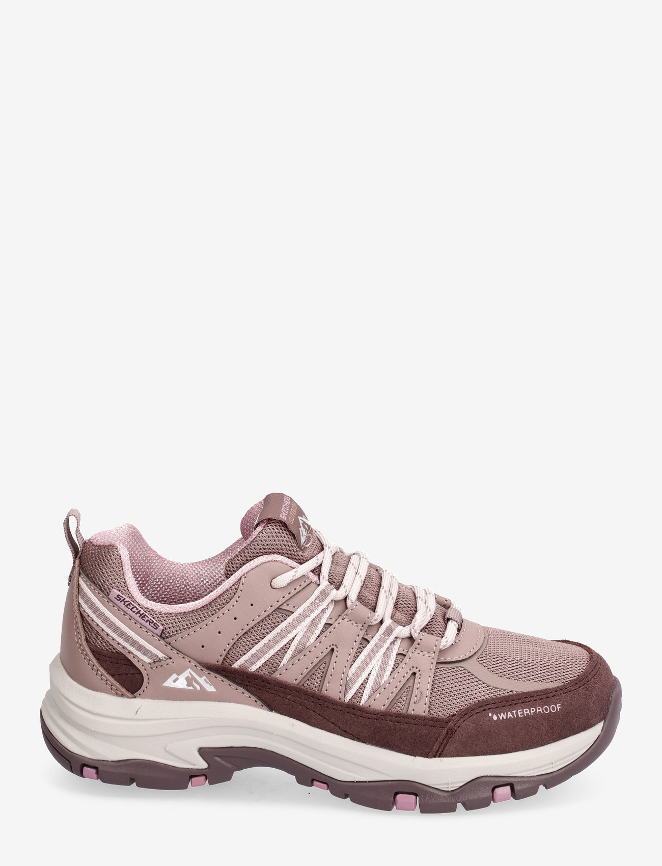Skechers - Womens Relaxed Fit Trego Lookout Point Waterproof - vaelluskengät - mve mauve - 1