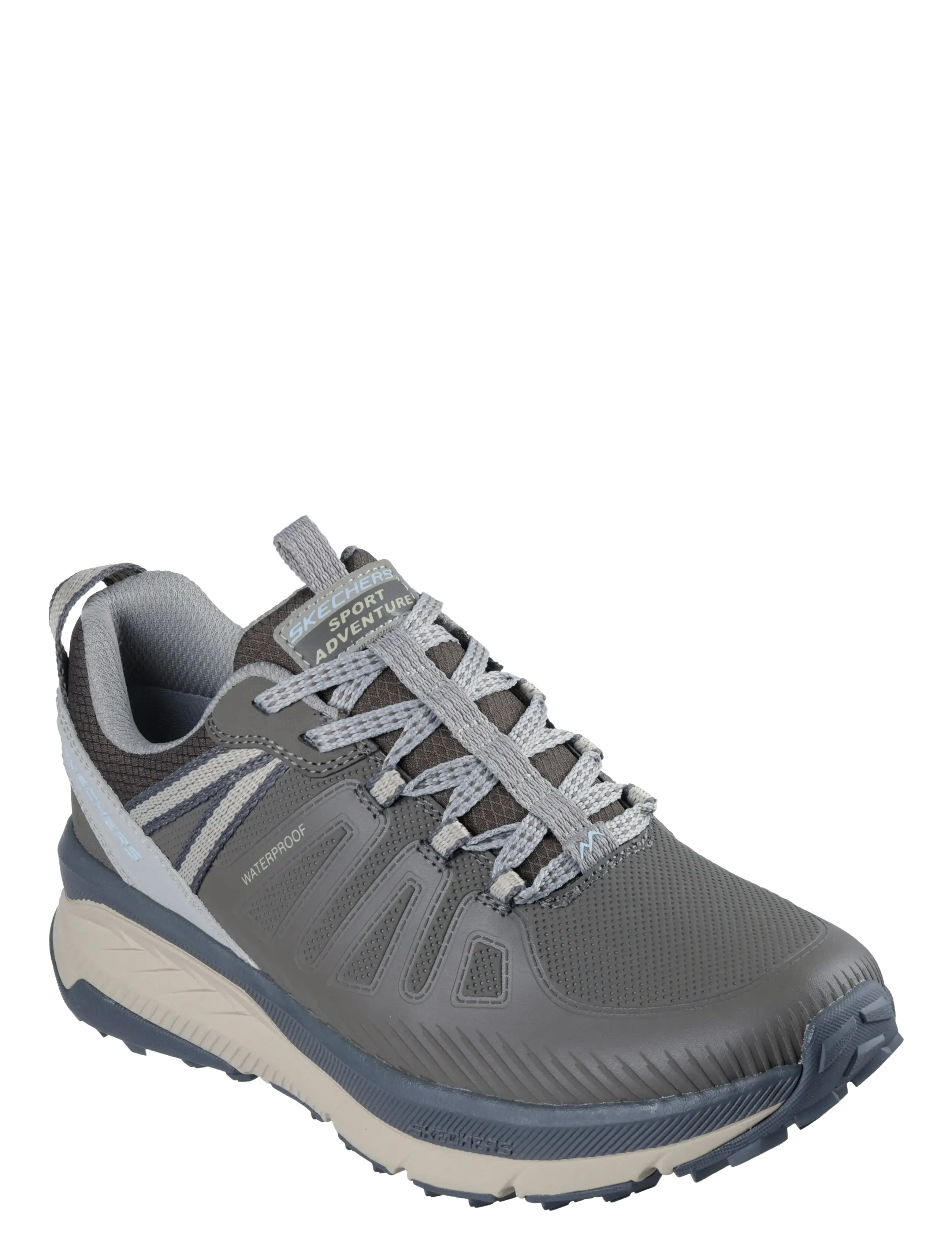 Skechers Womens Switch Back - Waterproof, 36, Grey, Sneakers > Sneakers Med Lav Top, Dame