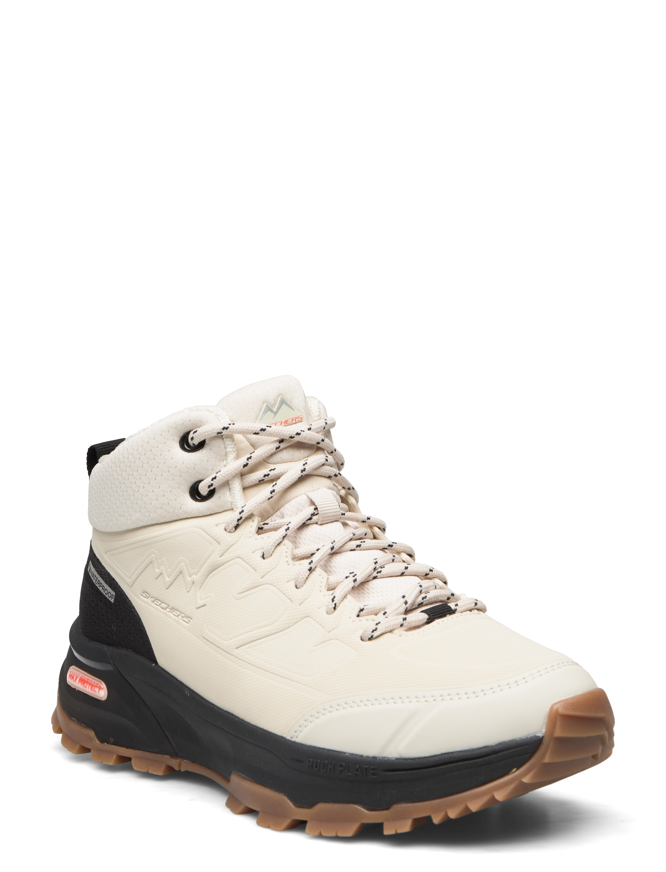 Skechers Womens Max Protect Legacy - Waterproof - Vintersko - NTBK NATUR BLACK / cream