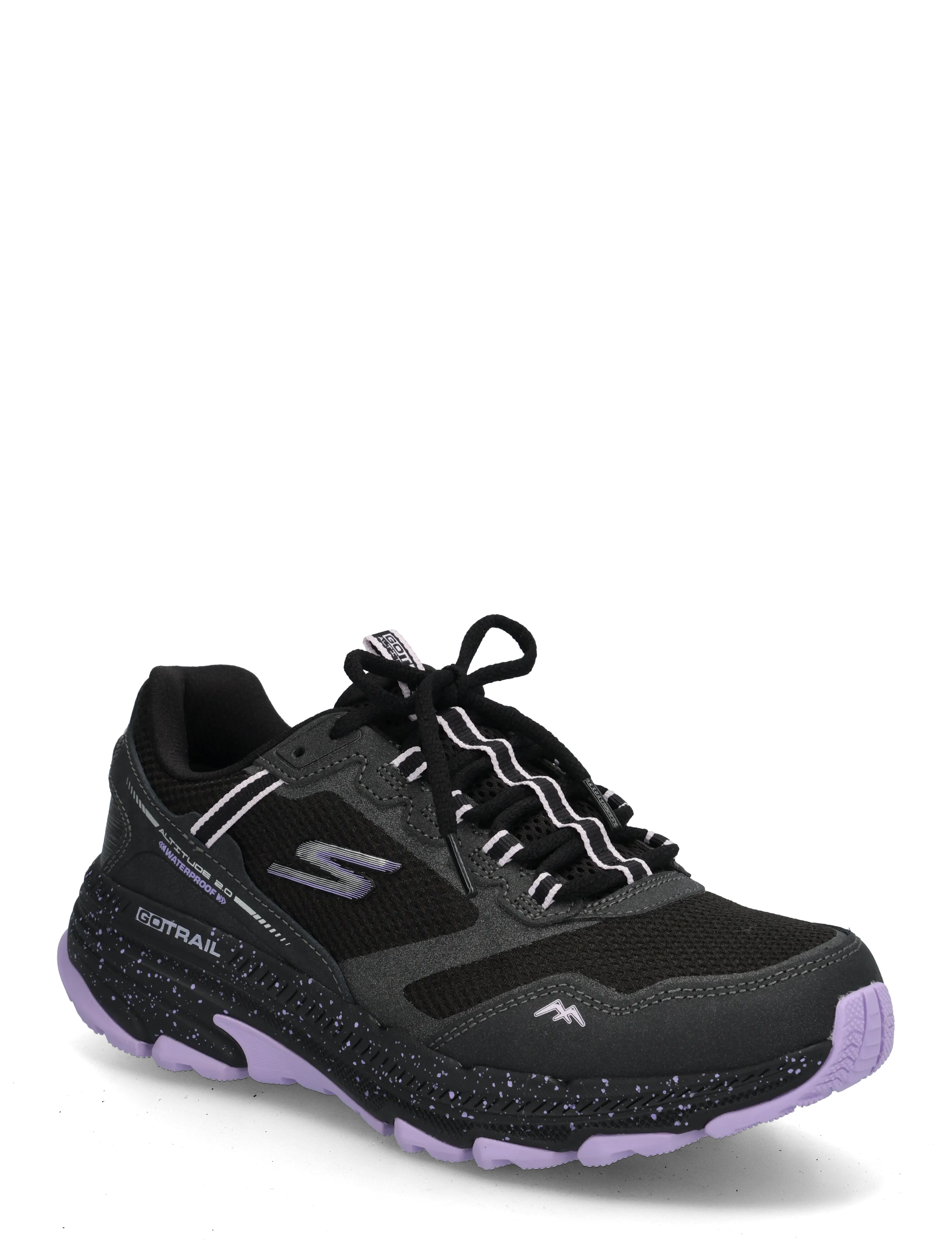 Skechers GO RUN TRAIL ALTITUDE 2.0 RAVINE - Running shoes - BKLV / black