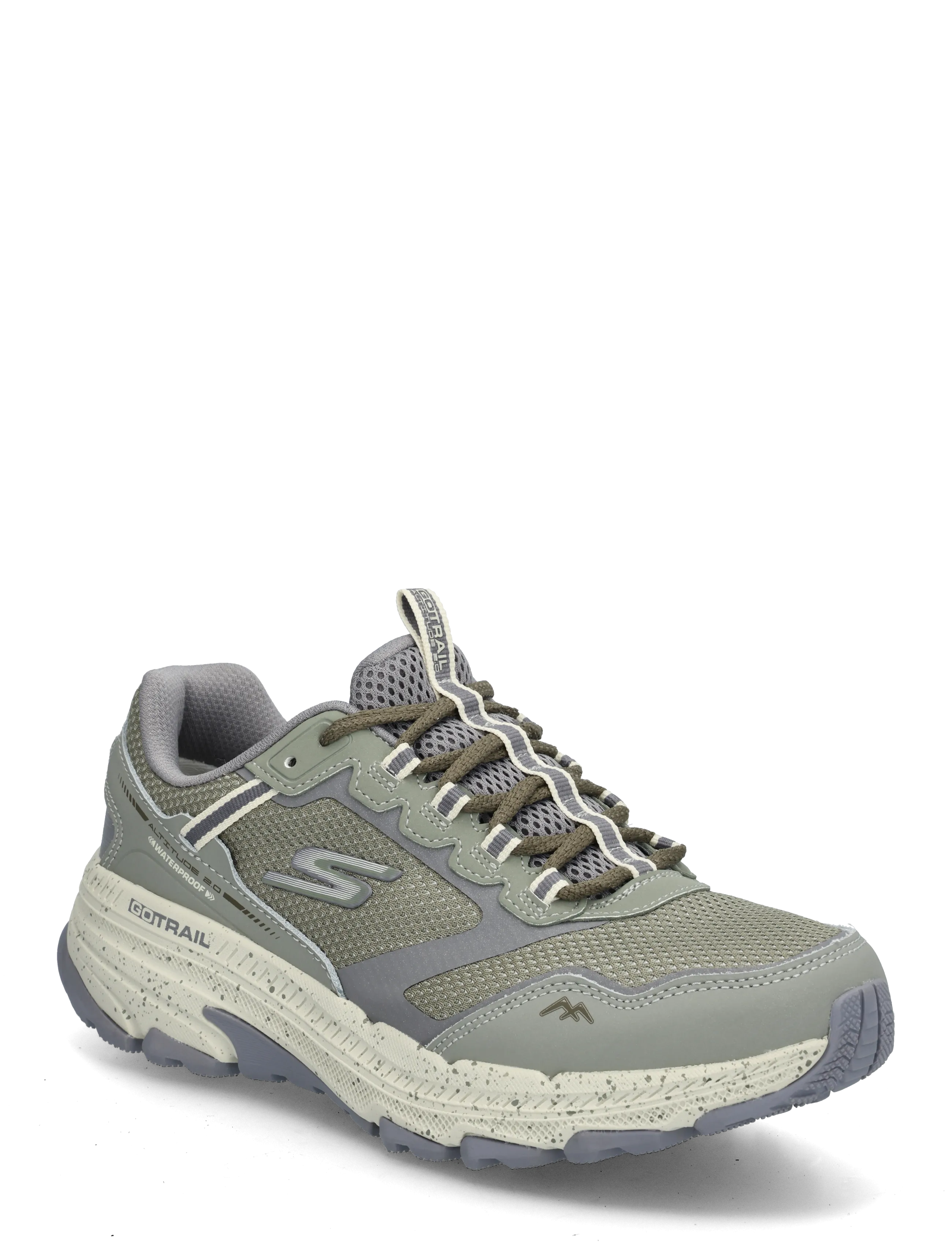 Skechers GO RUN TRAIL ALTITUDE 2.0 RAVINE - Wanderschuhe - OLGY / khaki/green