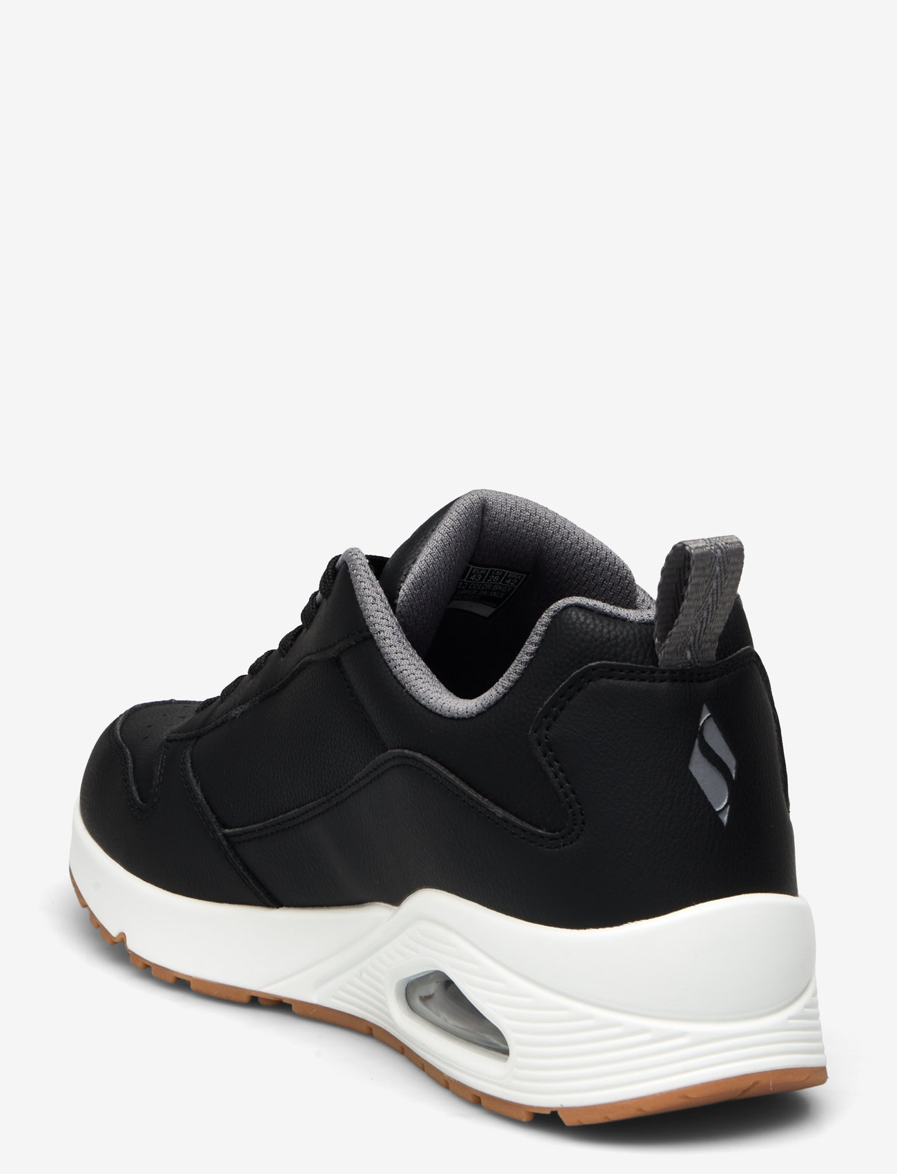Skechers - UNO - ALDER - lágir strigaskór - bkgy - 2