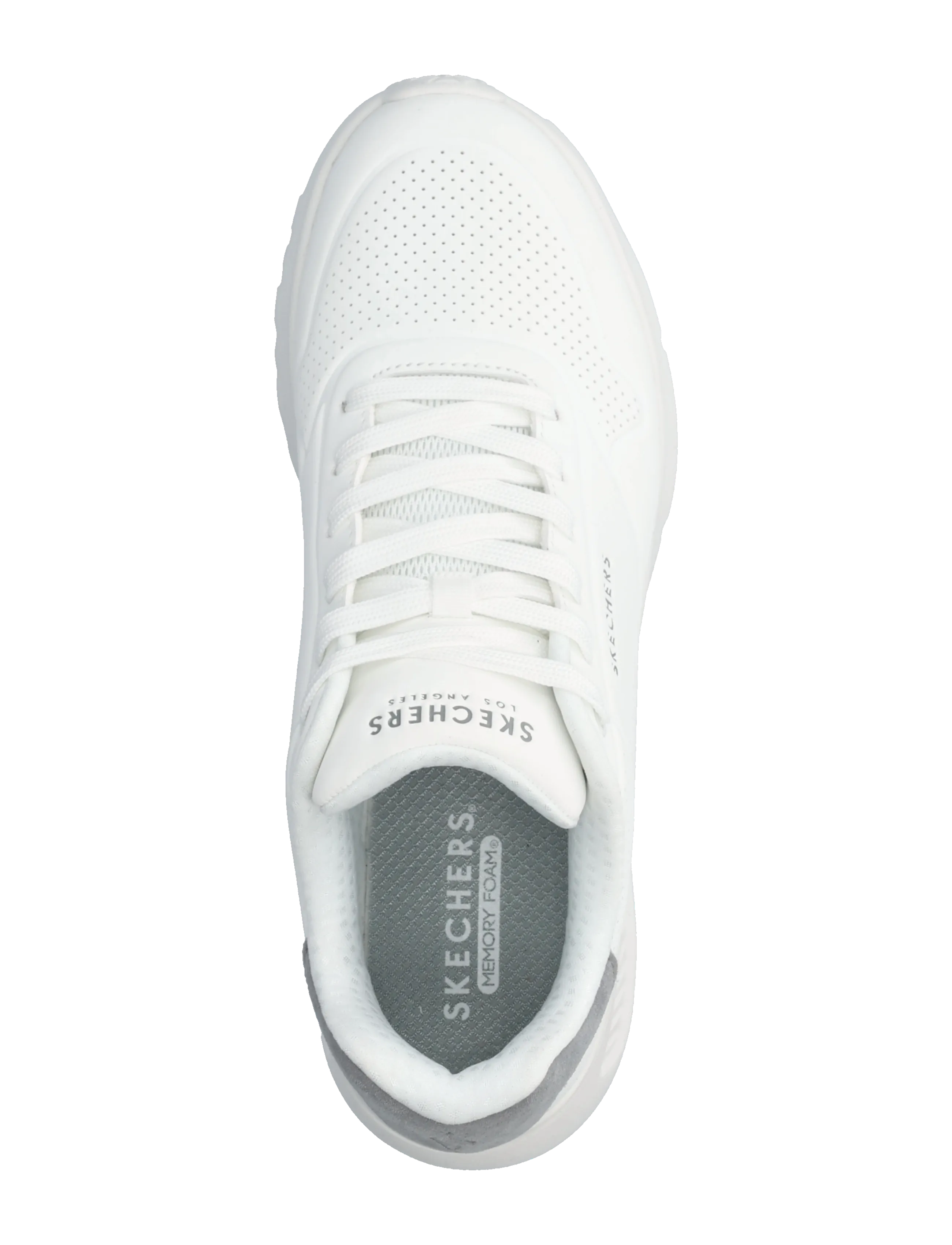 Skechers - UNO LITE - SUITED LITE - lágir strigaskór - wht - 3