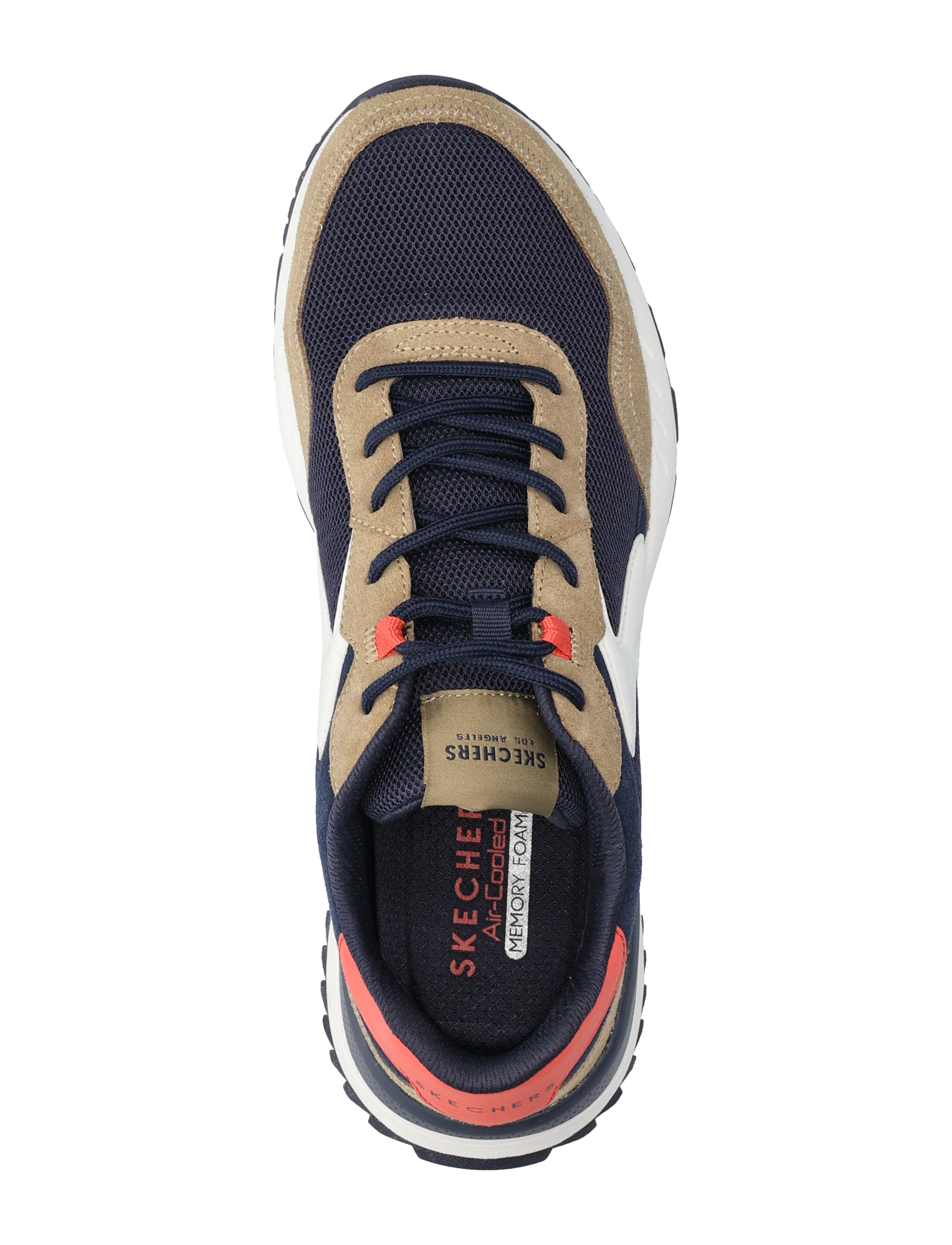 Skechers - Mens Fury - Fury Lace Low - nvtn navy tan - 3