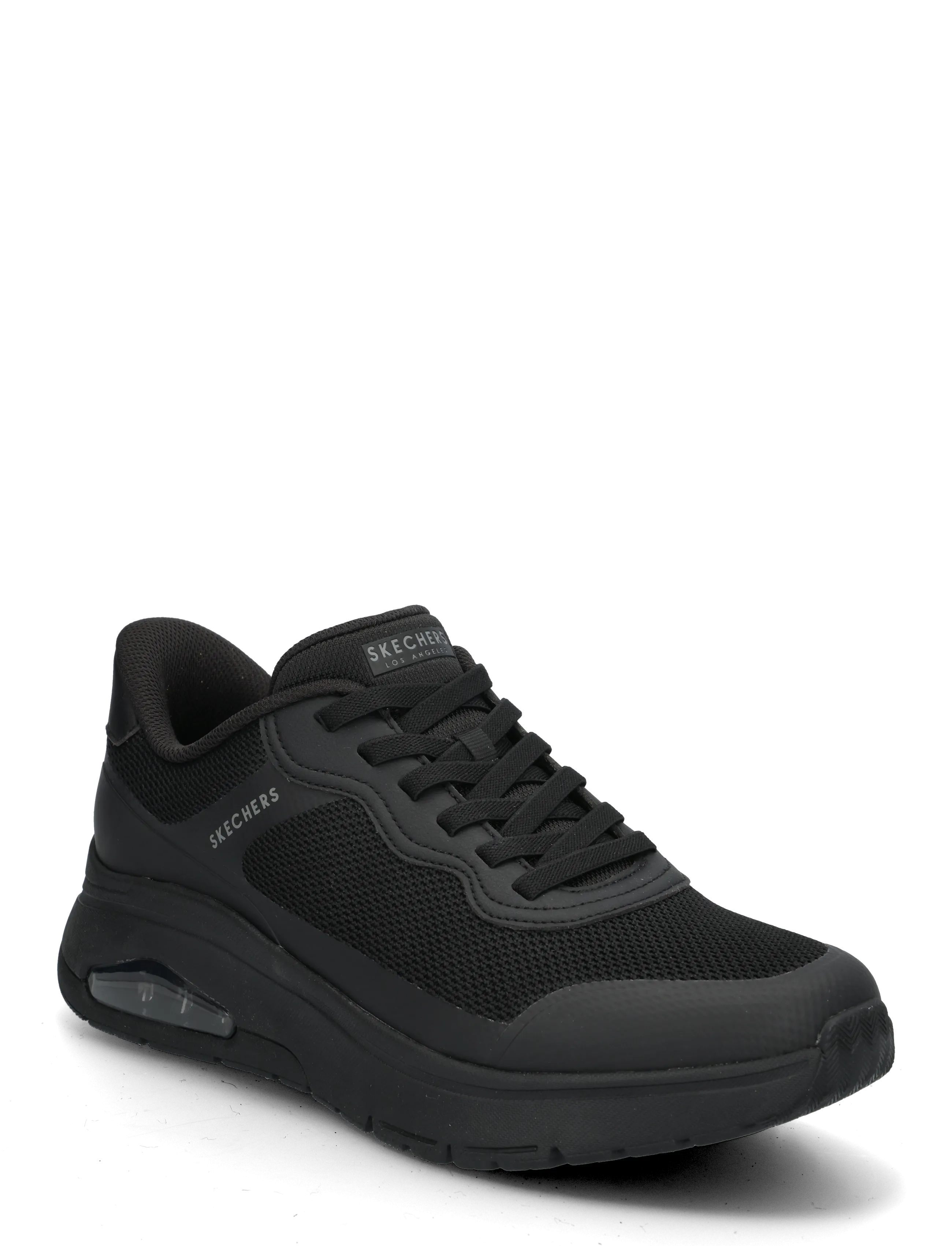 Skechers UNO FLEX STEP N KNIT - Shoes - BBK / black